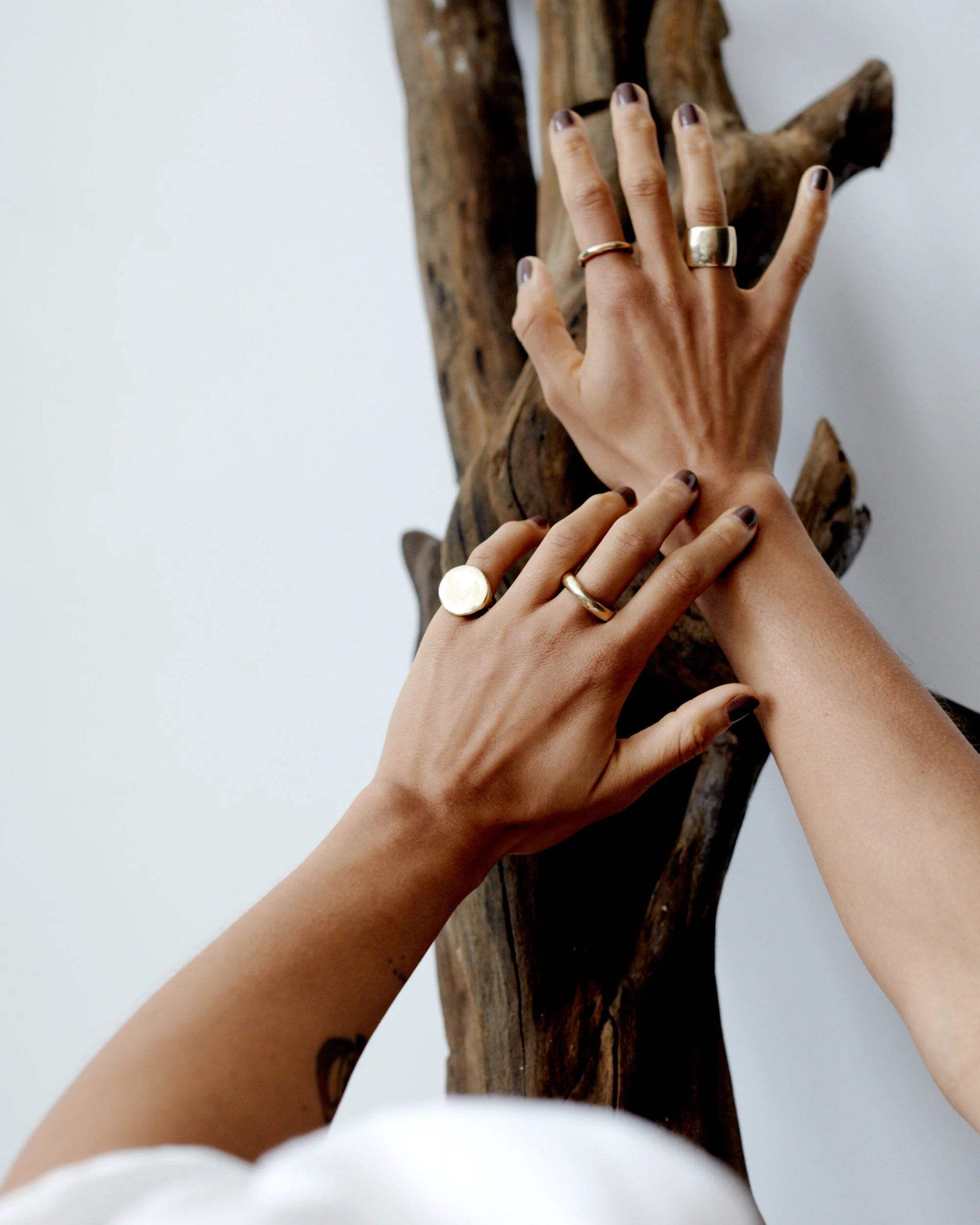 Talisman Fine Jewelry Demeter Cigar Band in 14k Recycled Gold
