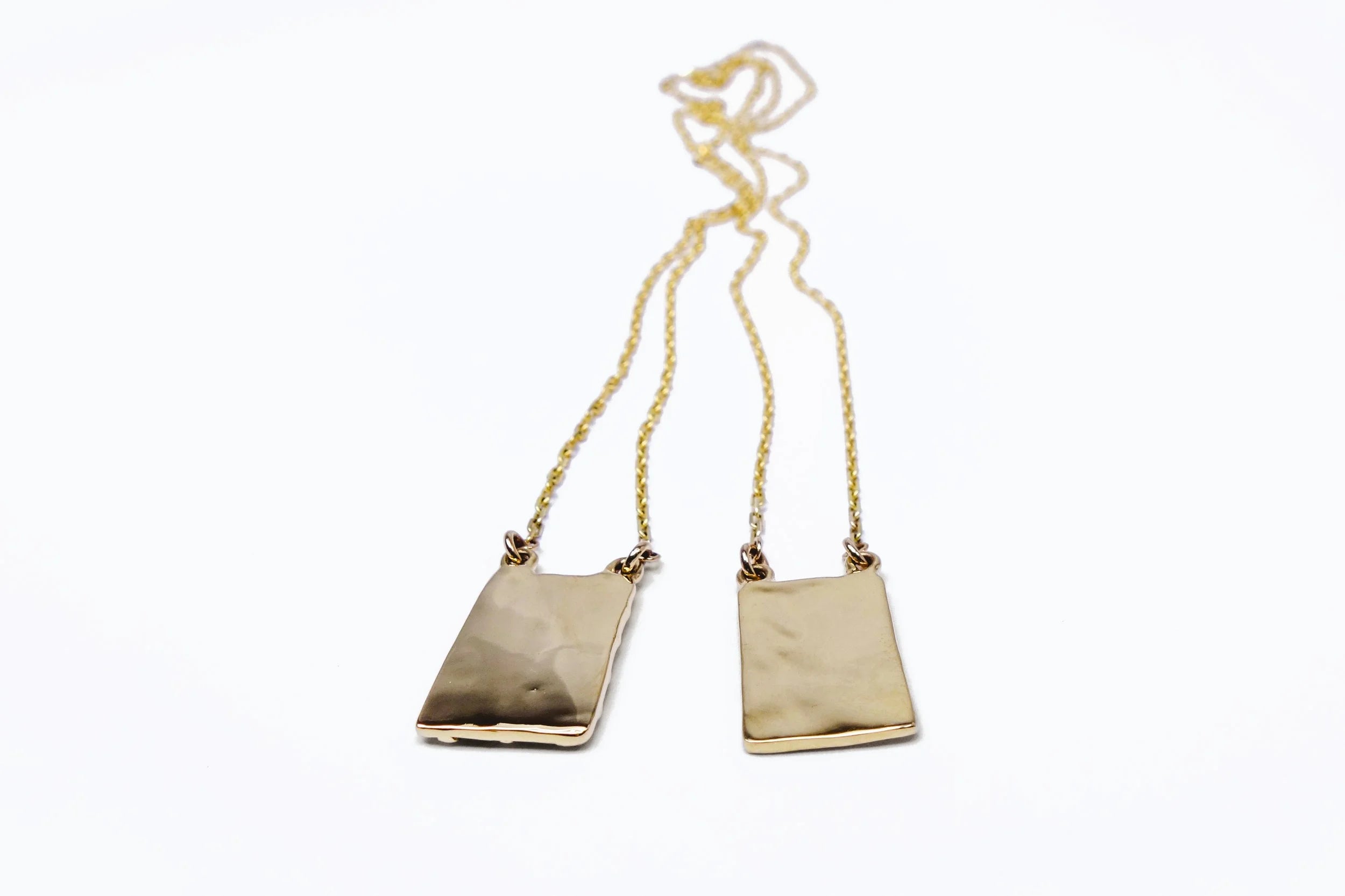 Talisman Fine Jewelry Angelic Light Scapular Necklace in Diamond & 14k Recycled Gold