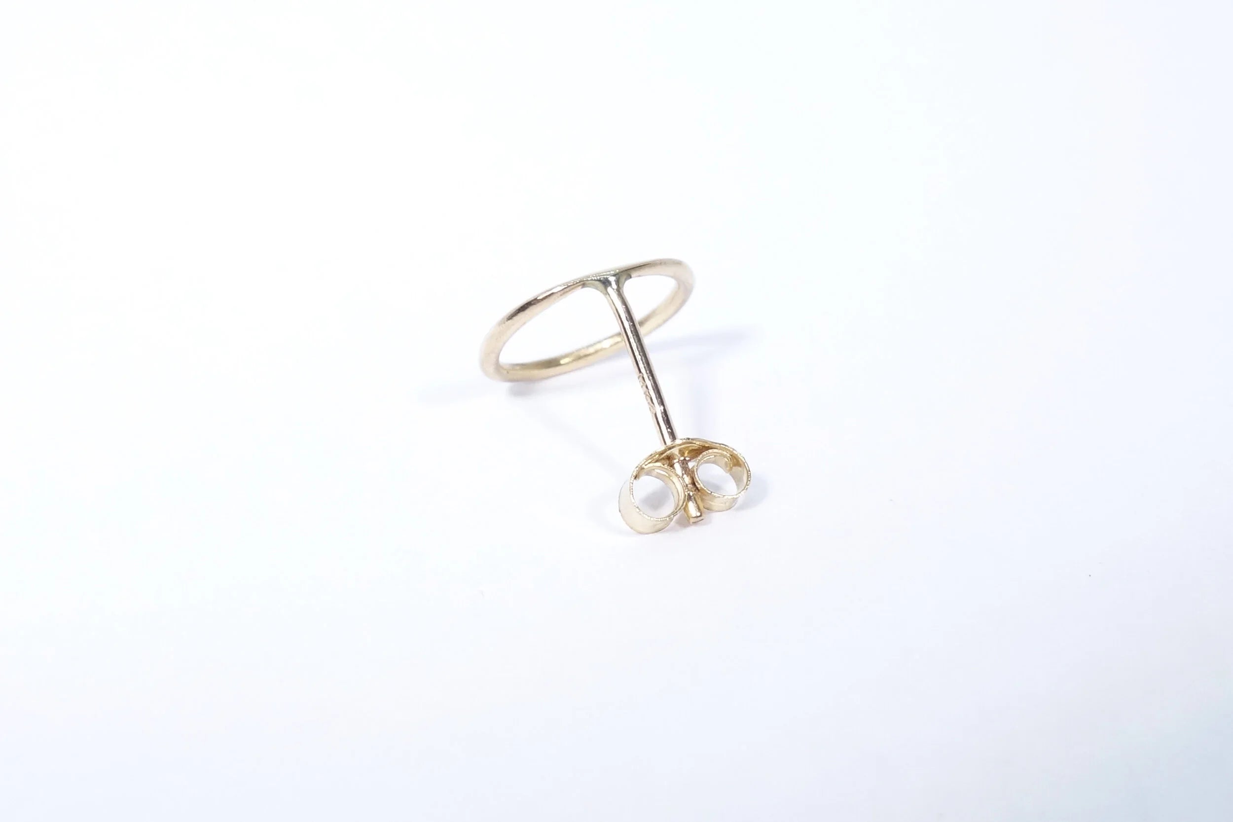 Talisman Fine Jewelry Circle Stud in 14k Recycled Gold