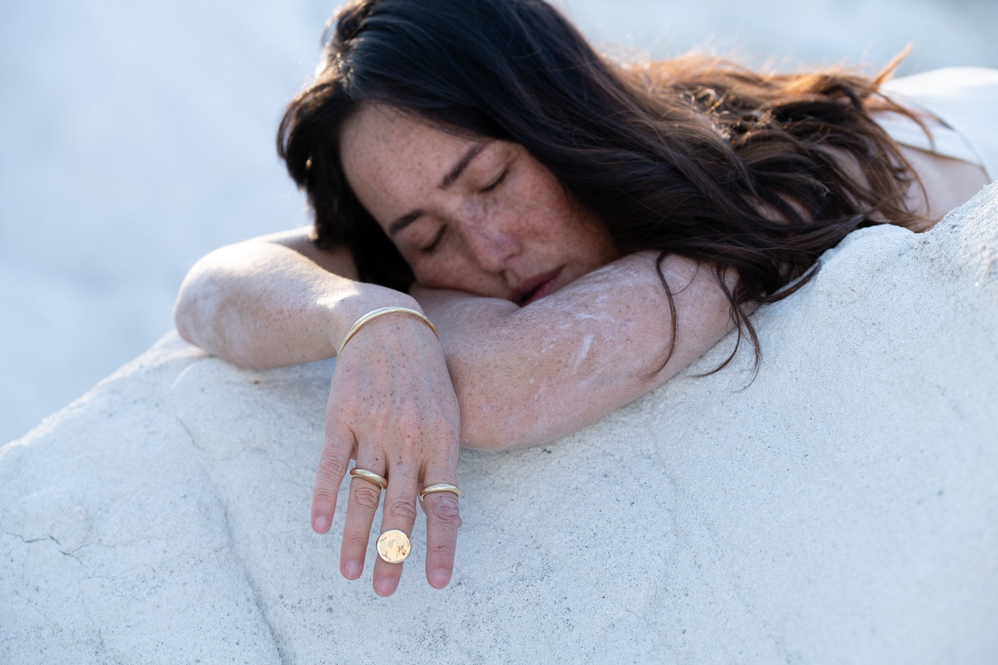 Talisman Fine Jewelry Ra Pinky Signet Ring in 14k Recycled Gold