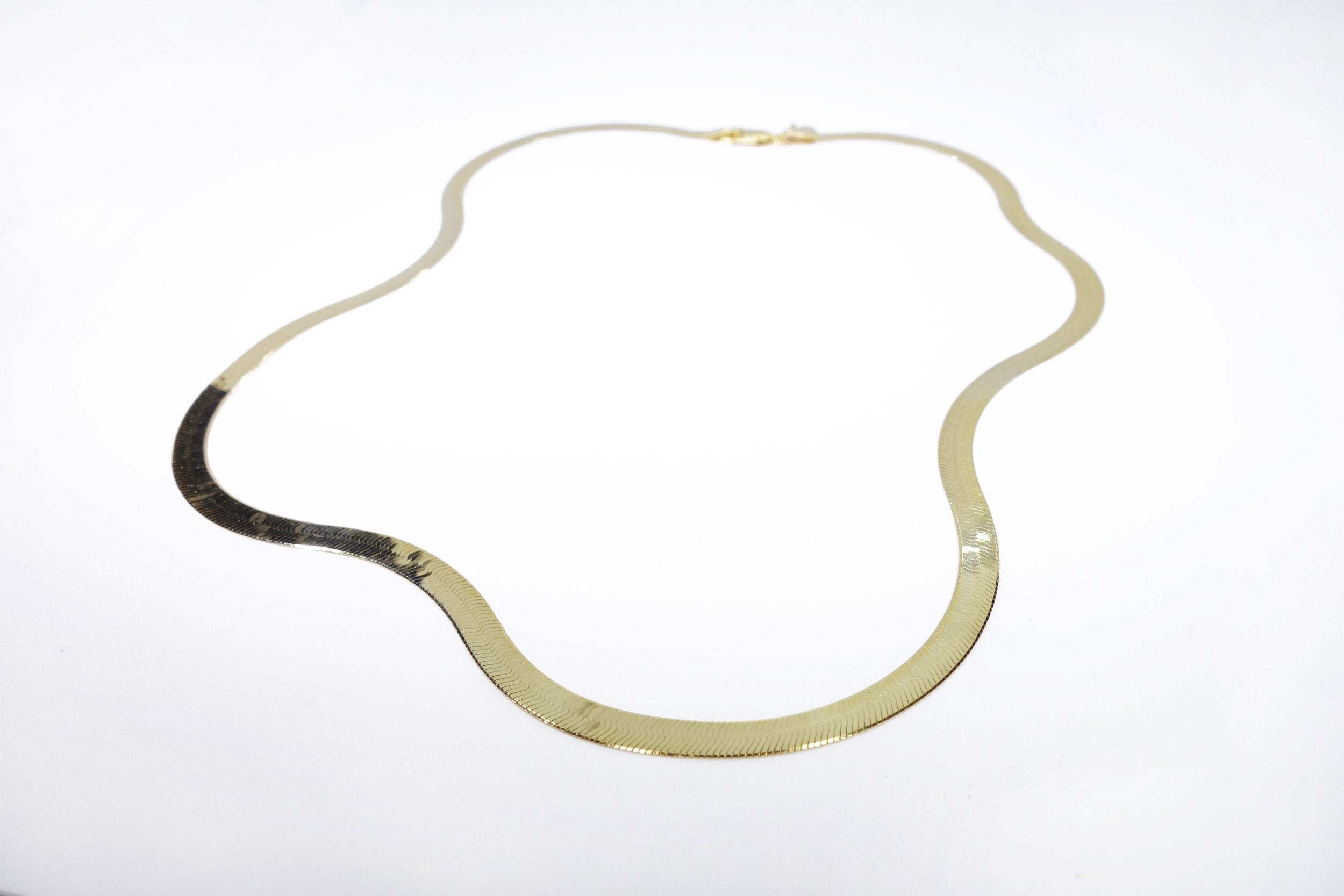 Talisman Fine Jewelry Flow Gold Herringbone Chain in 14k Gold