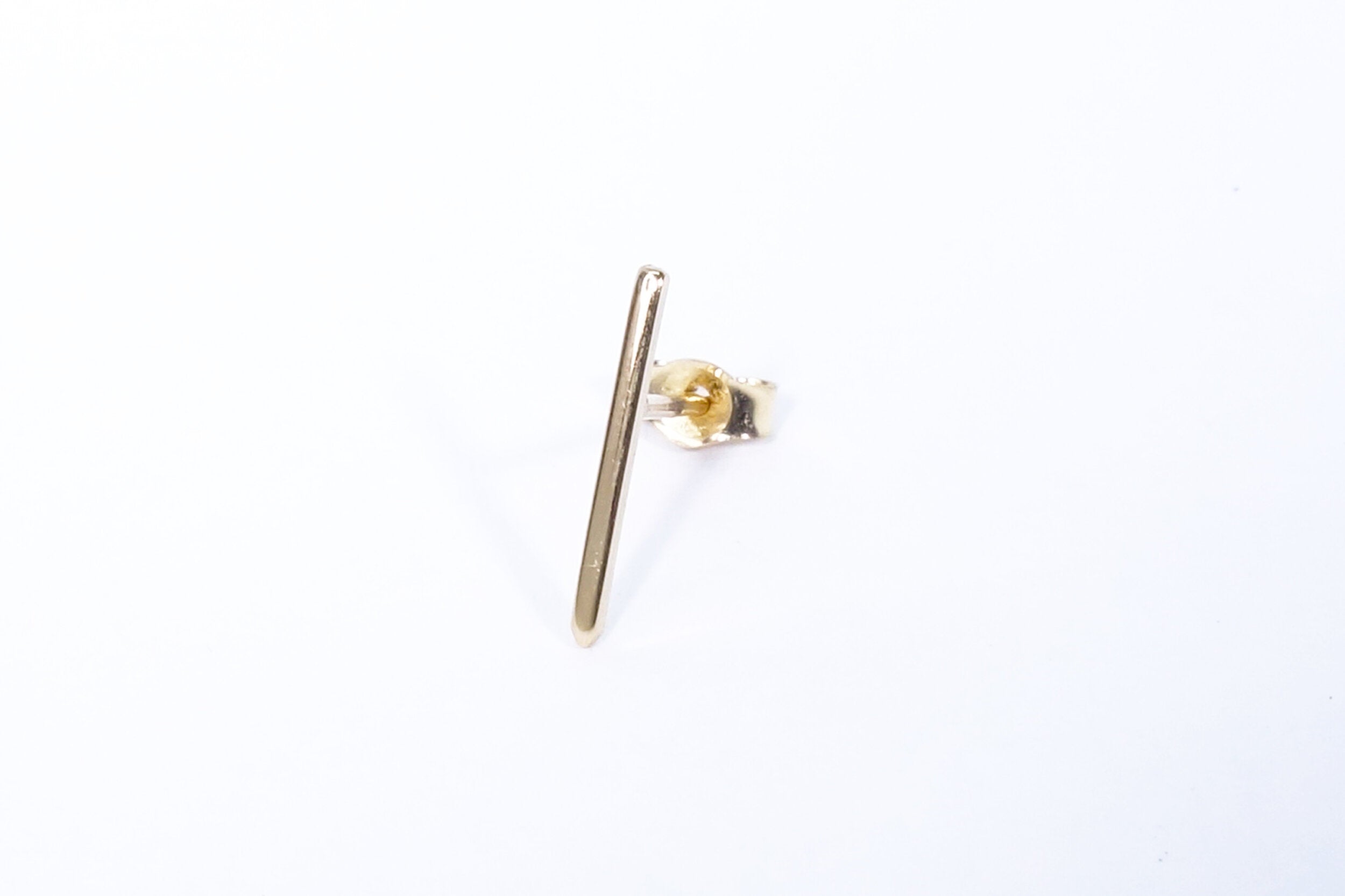 Talisman Fine Jewelry Linear Stud in 14k Recycled Gold