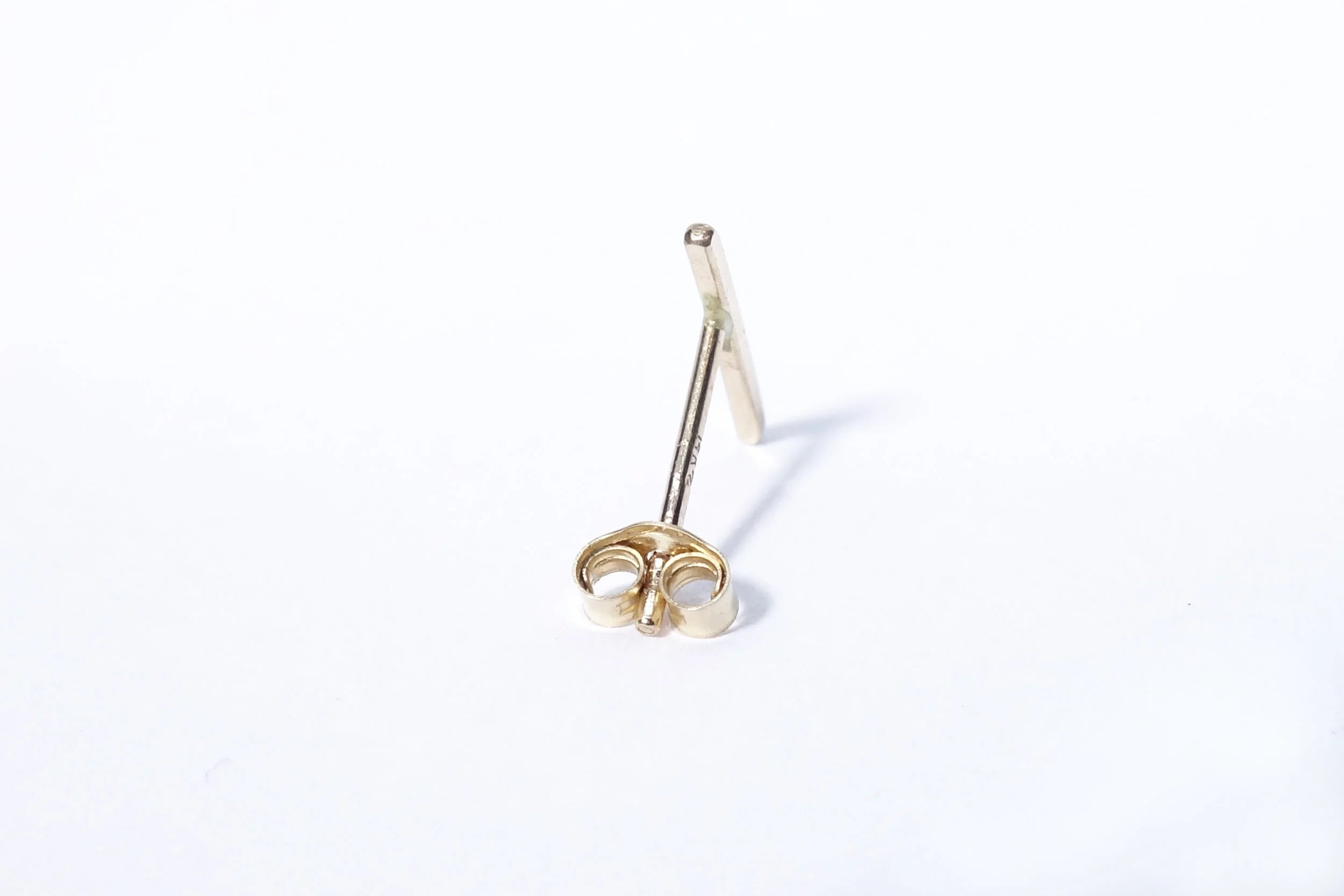 Talisman Fine Jewelry Linear Stud in 14k Recycled Gold