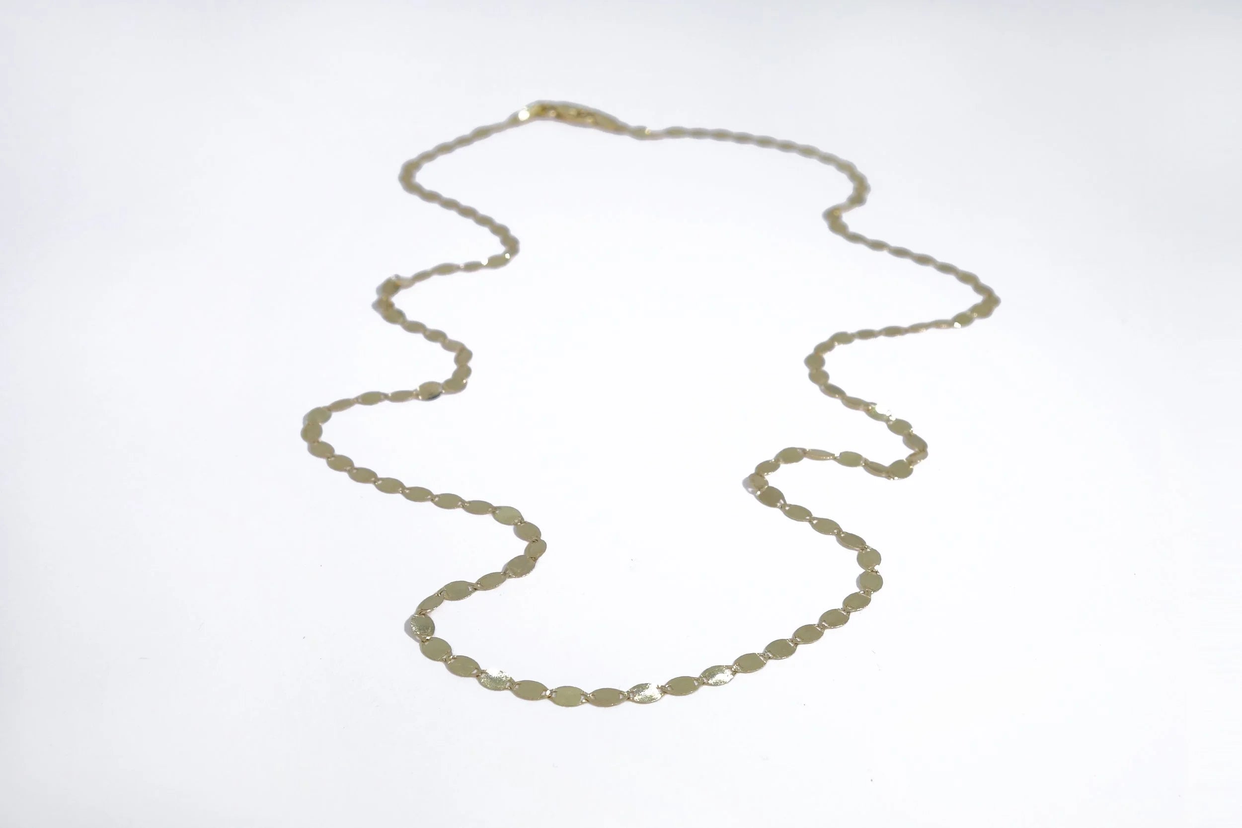 Talisman Fine Jewelry Gold Mirror Eye Chain in 14k Gold