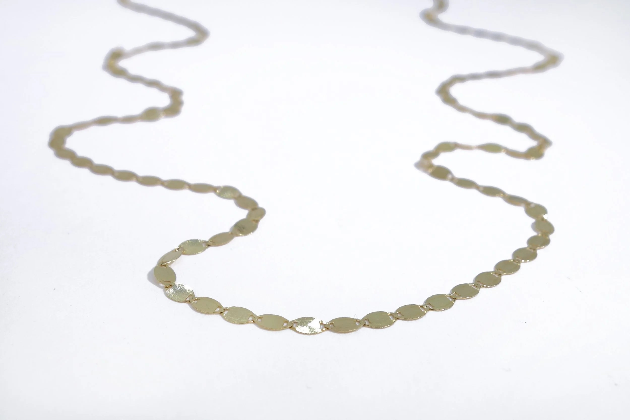 Talisman Fine Jewelry Gold Mirror Eye Chain in 14k Gold
