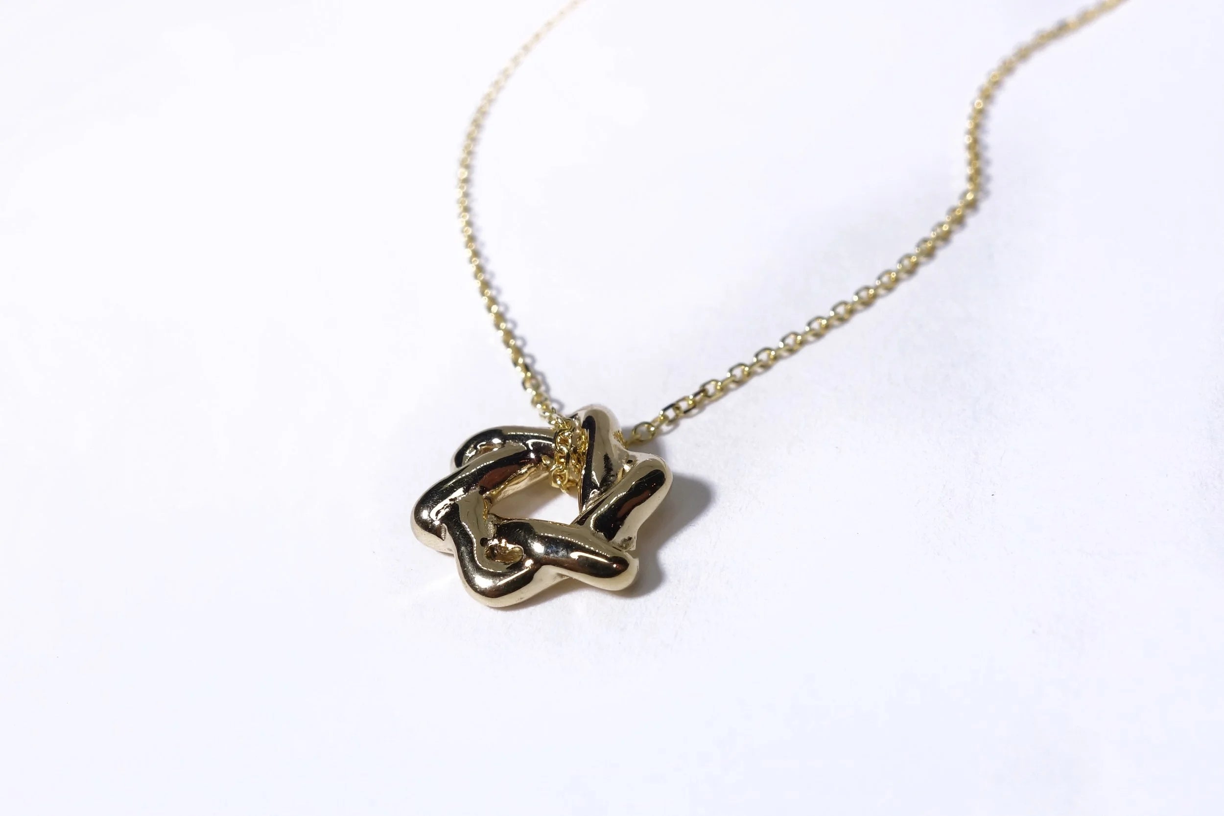 Talisman Fine Jewelry Petite Solomon's Seal Necklace in 14k Recycled Gold
