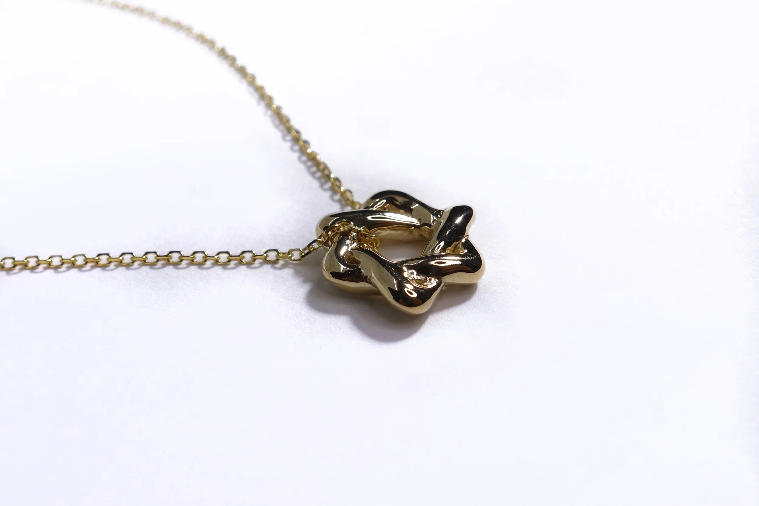 Talisman Fine Jewelry Petite Solomon's Seal Necklace in 14k Recycled Gold