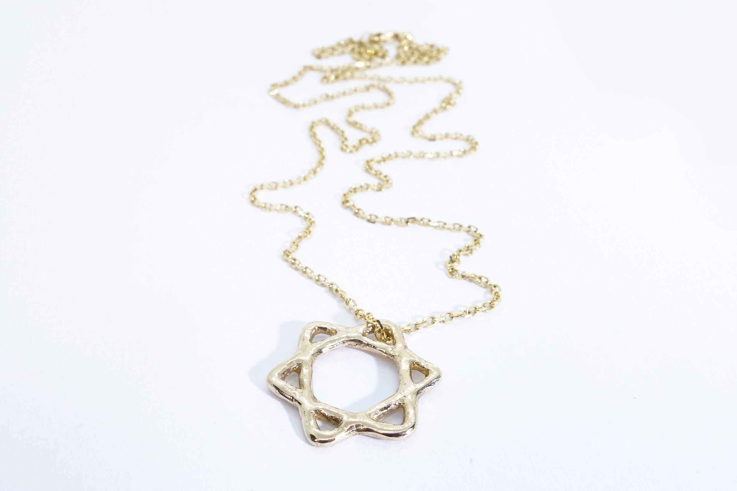 Talisman Fine Jewelry Solomon's Seal Necklace in 14k Recycled Gold