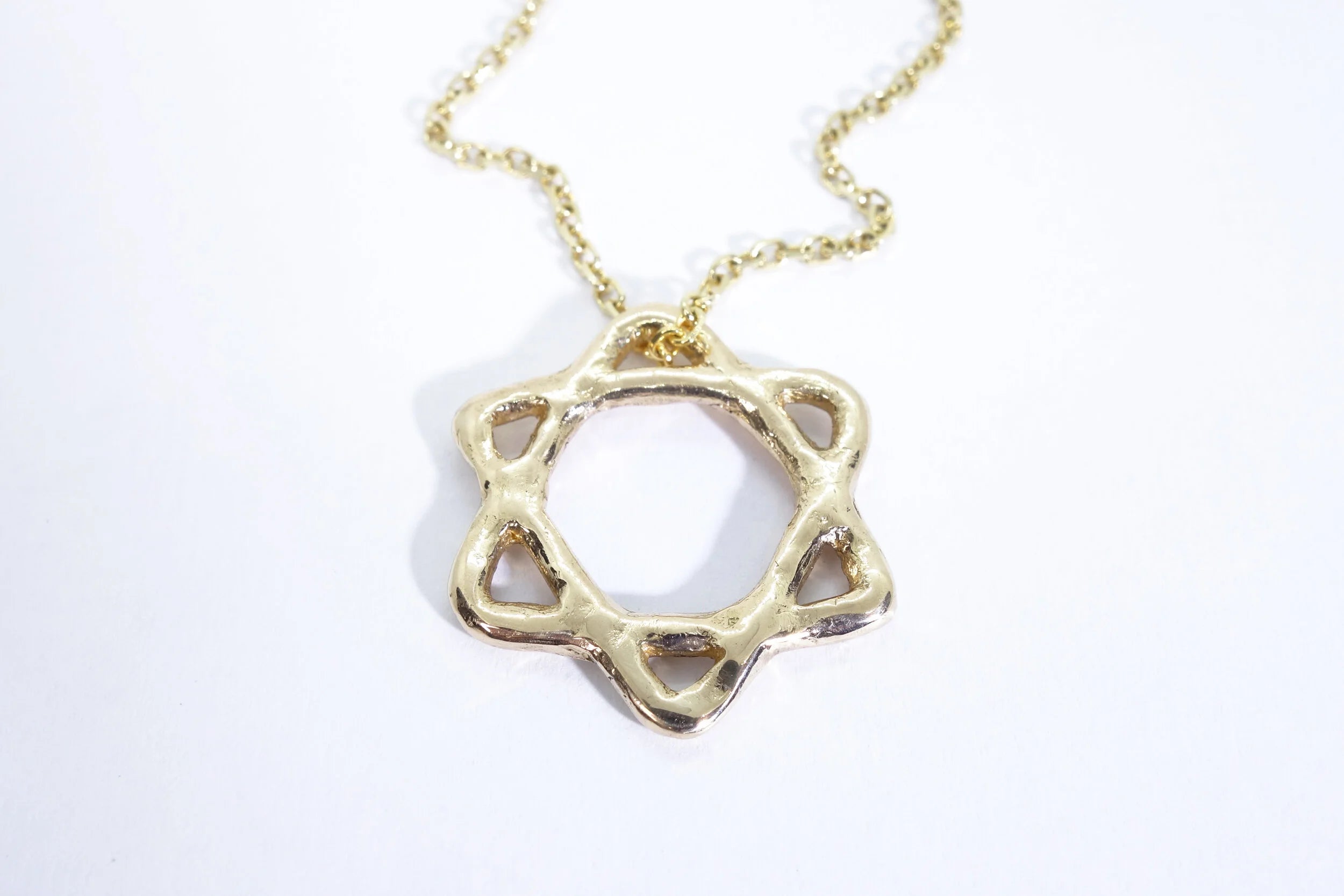 Talisman Fine Jewelry Solomon's Seal Necklace in 14k Recycled Gold