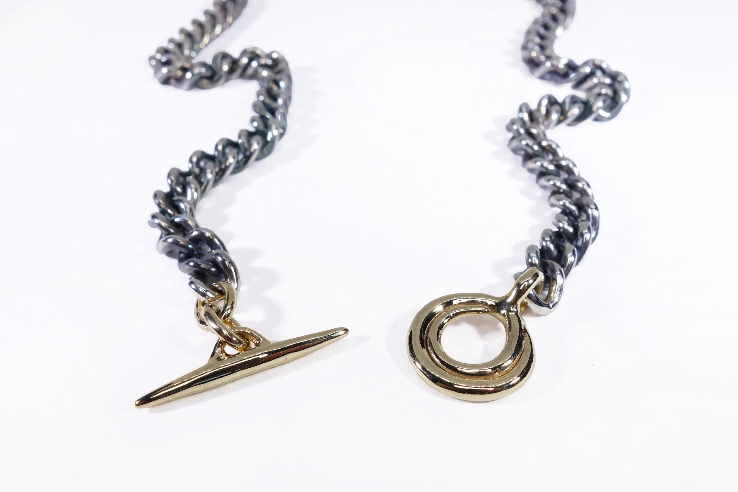Talisman Fine Jewelry Vortex Necklace in Sterling Silver & 14k Recycled Gold