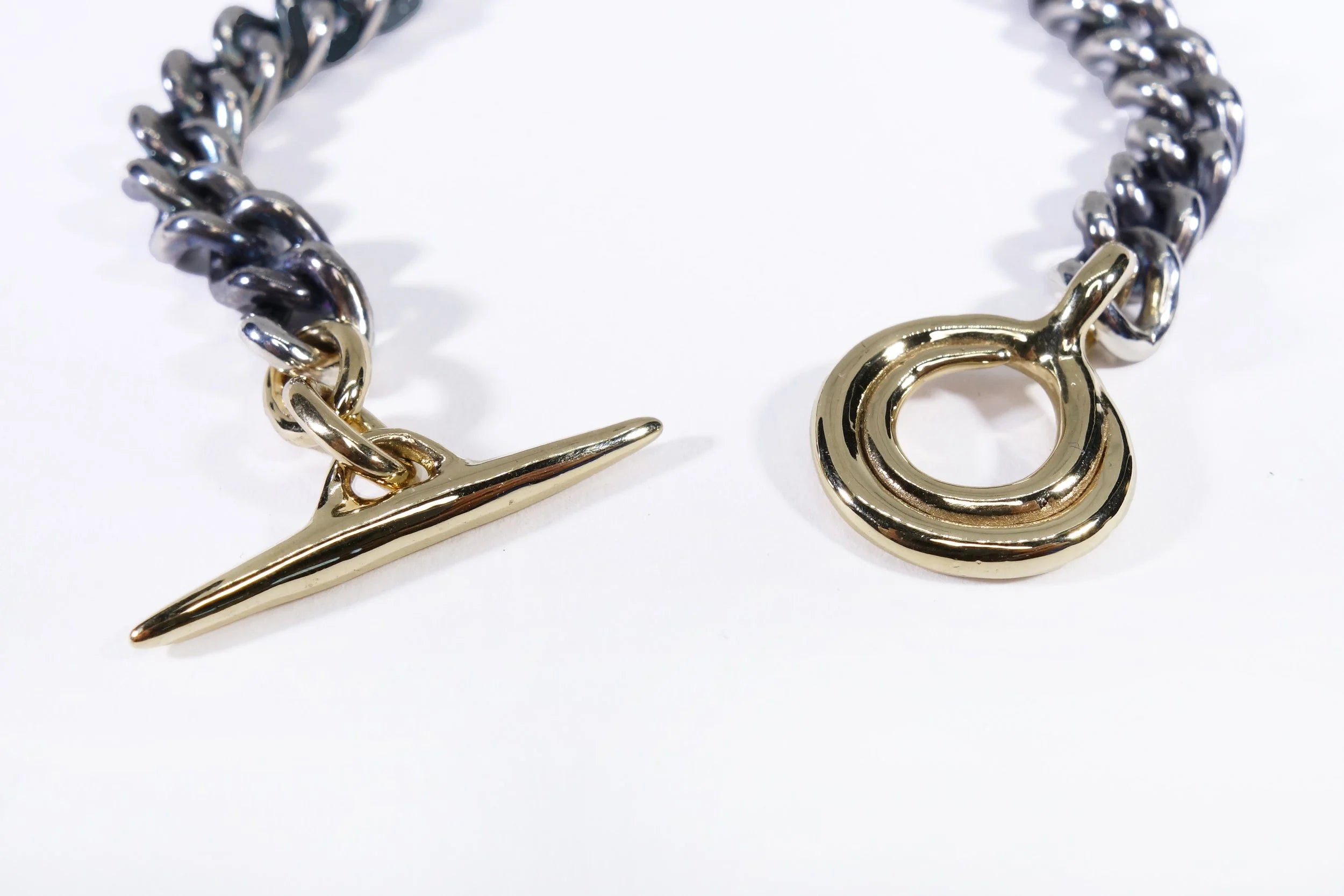 Talisman Fine Jewelry Vortex Necklace in Sterling Silver & 14k Recycled Gold