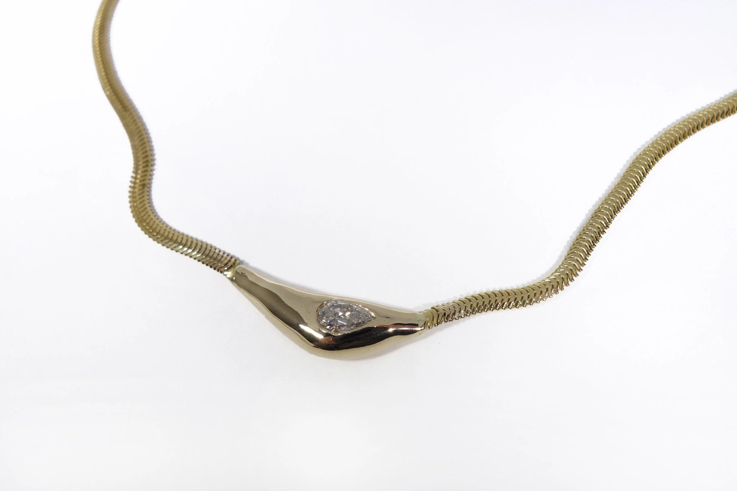 Talisman Fine Jewelry Where the Light Comes Through Necklace in Diamond & 14k Recycled Gold