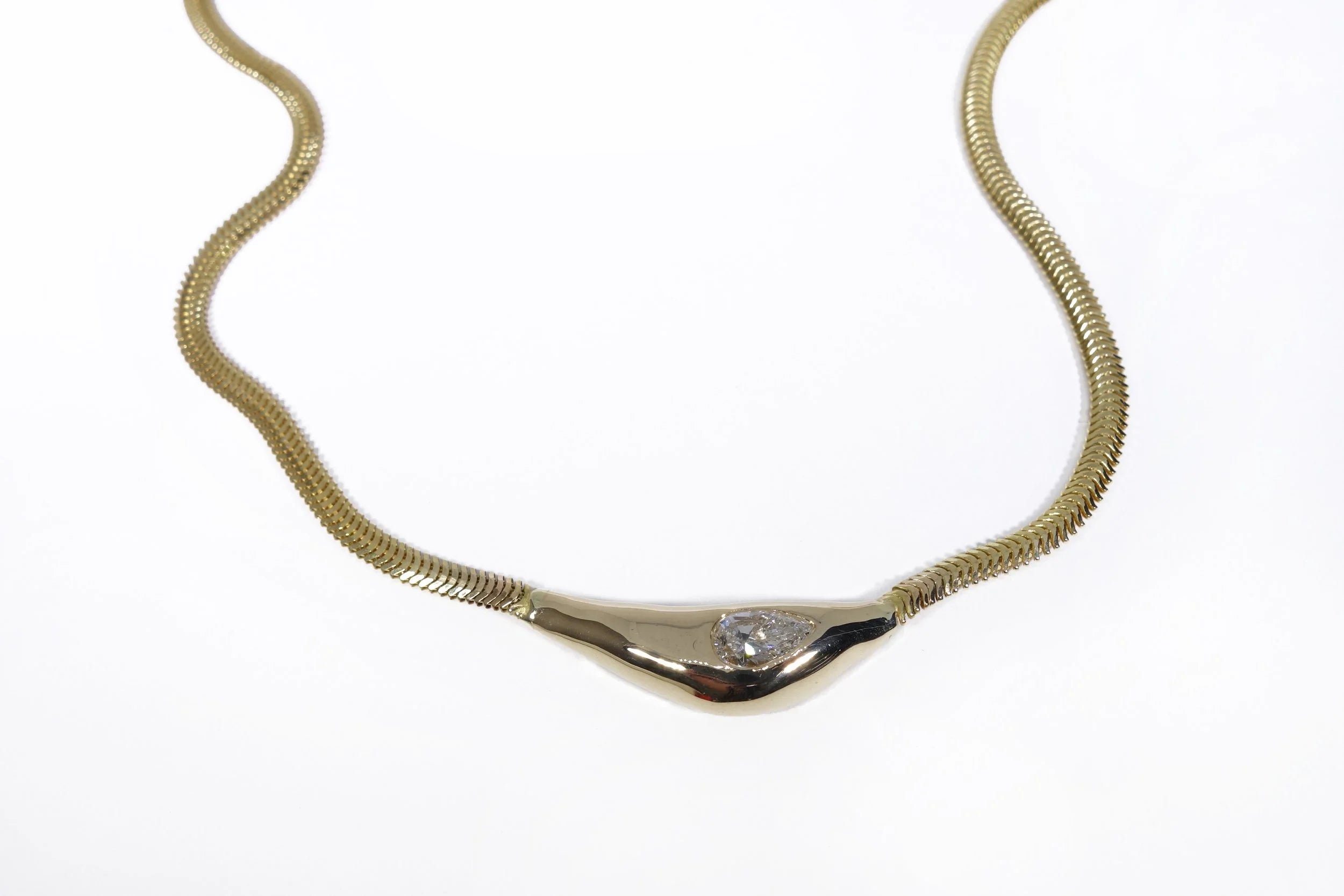 Talisman Fine Jewelry Where the Light Comes Through Necklace in Diamond & 14k Recycled Gold