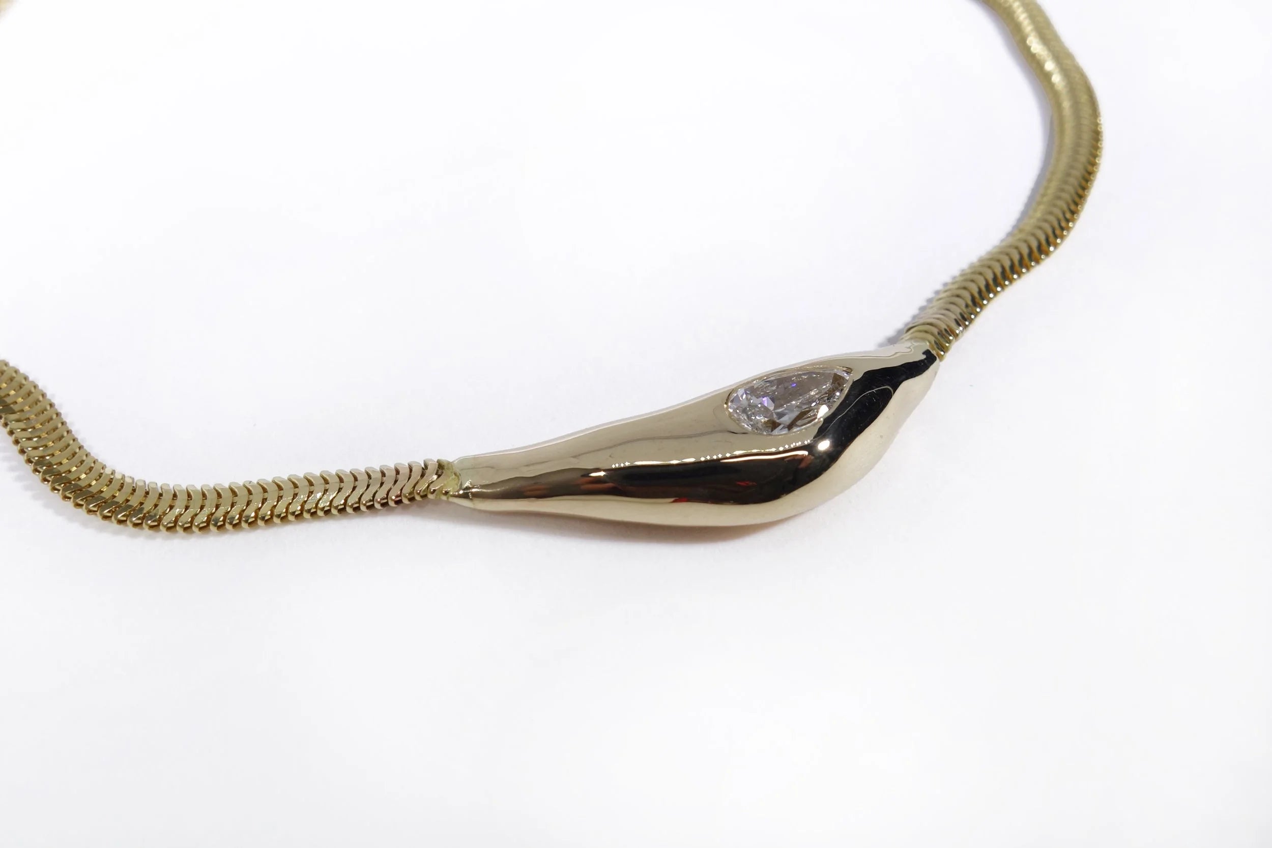 Talisman Fine Jewelry Where the Light Comes Through Necklace in Diamond & 14k Recycled Gold