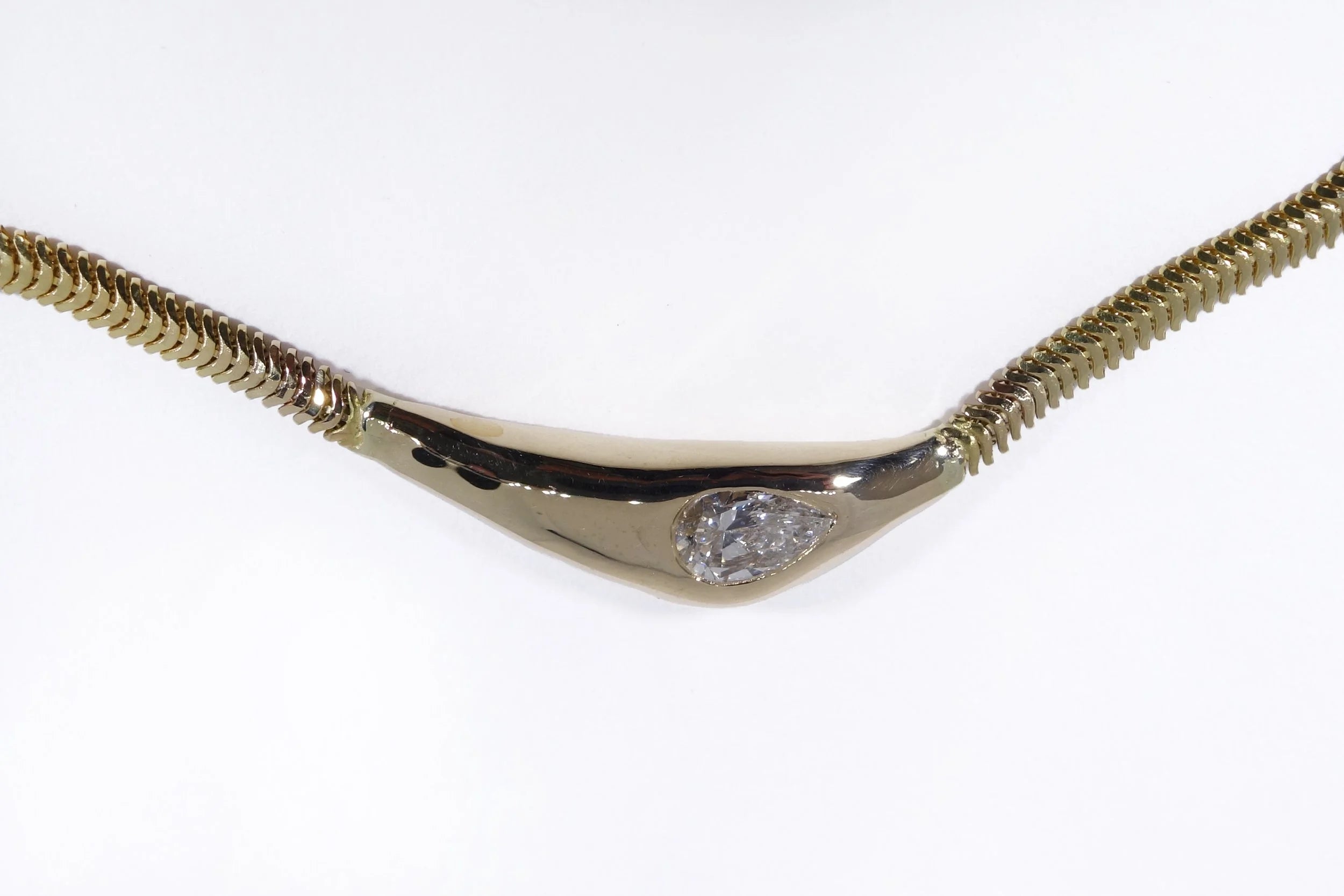 Talisman Fine Jewelry Where the Light Comes Through Necklace in Diamond & 14k Recycled Gold