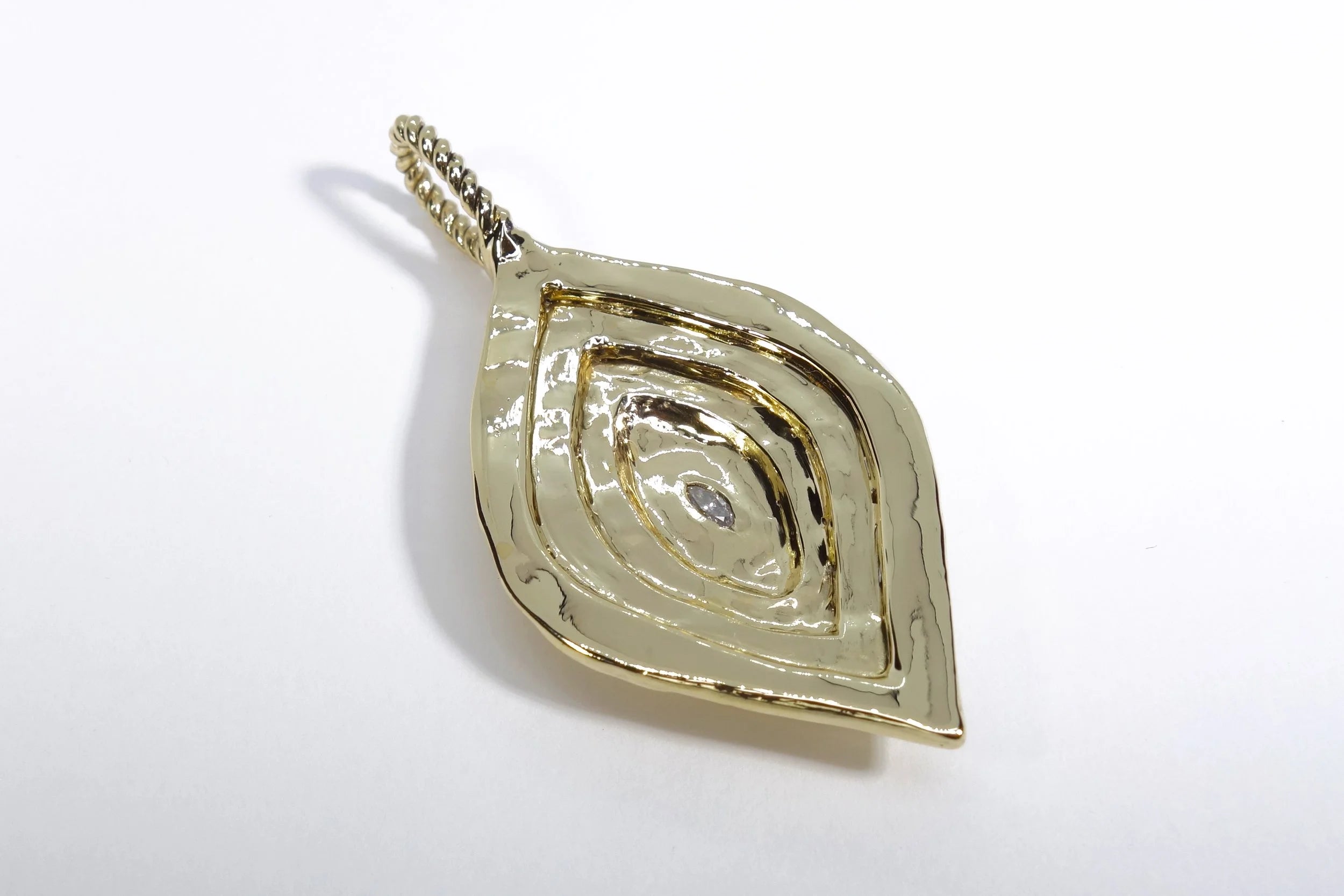 Talisman Fine Jewelry Mary Pendant in Diamond & 14k Recycled Gold