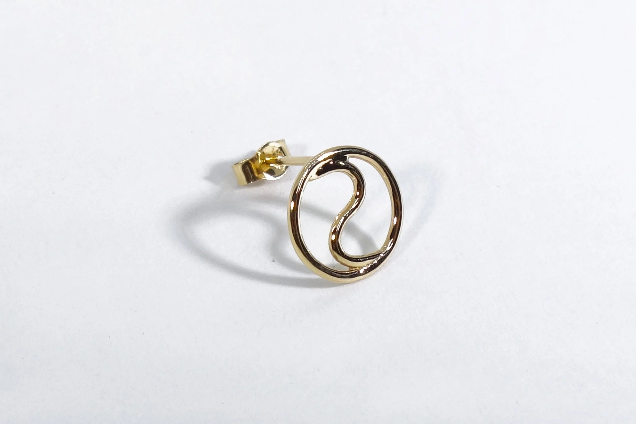 Talisman Fine Jewelry Yin Yang Stud in 14k Recycled Gold