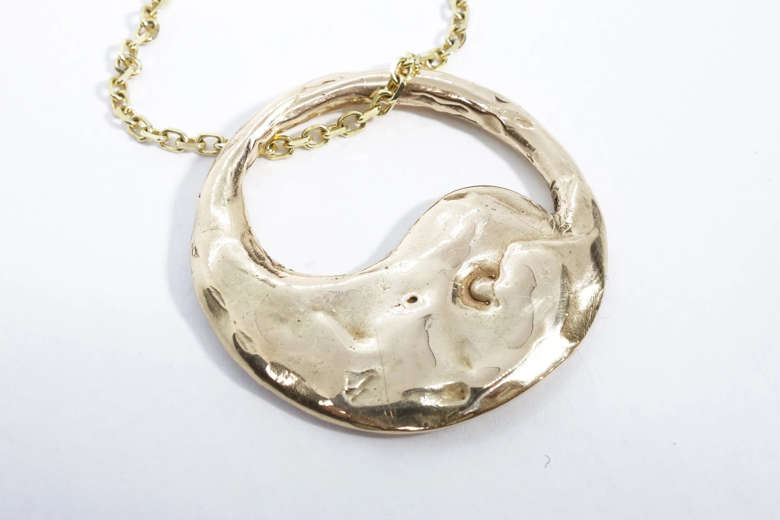 Talisman Fine Jewelry Yin Yang Necklace in 14k Recycled Gold
