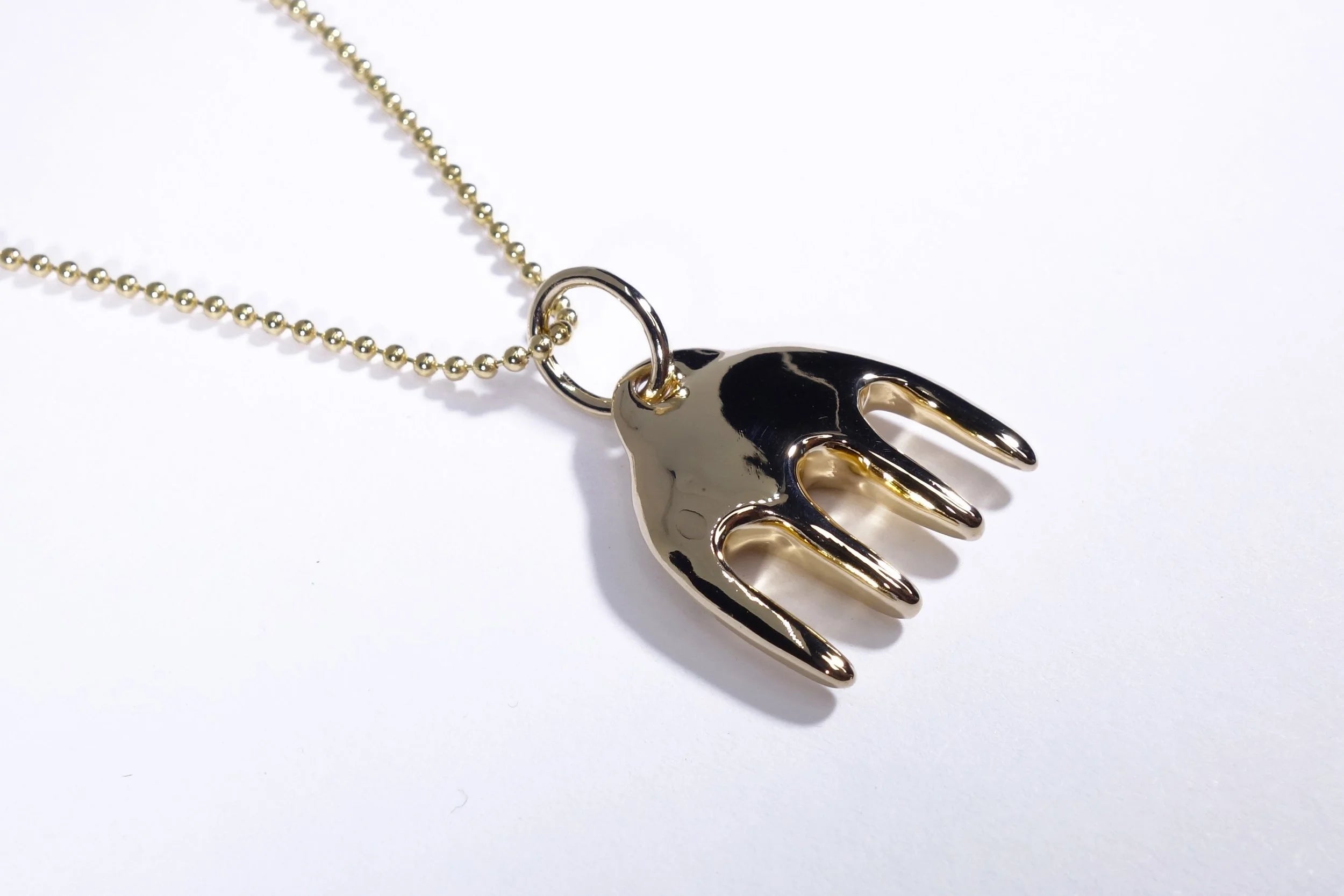 Talisman Fine Jewelry Ariel's Comb Necklace in 14k Recycled Gold