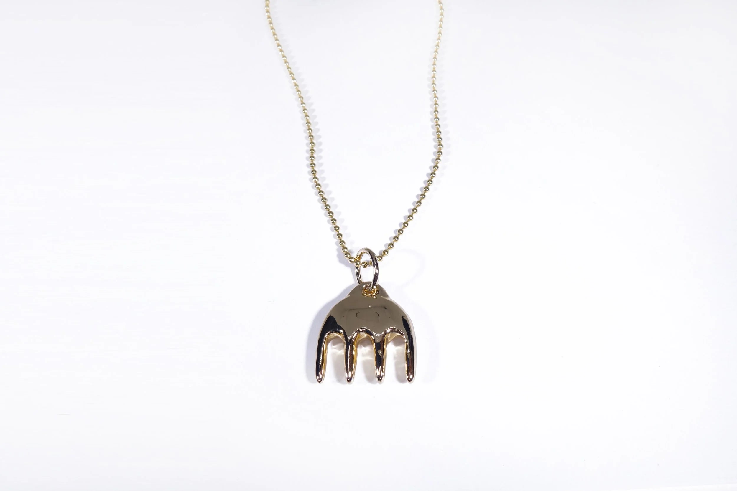 Talisman Fine Jewelry Ariel's Comb Necklace in 14k Recycled Gold