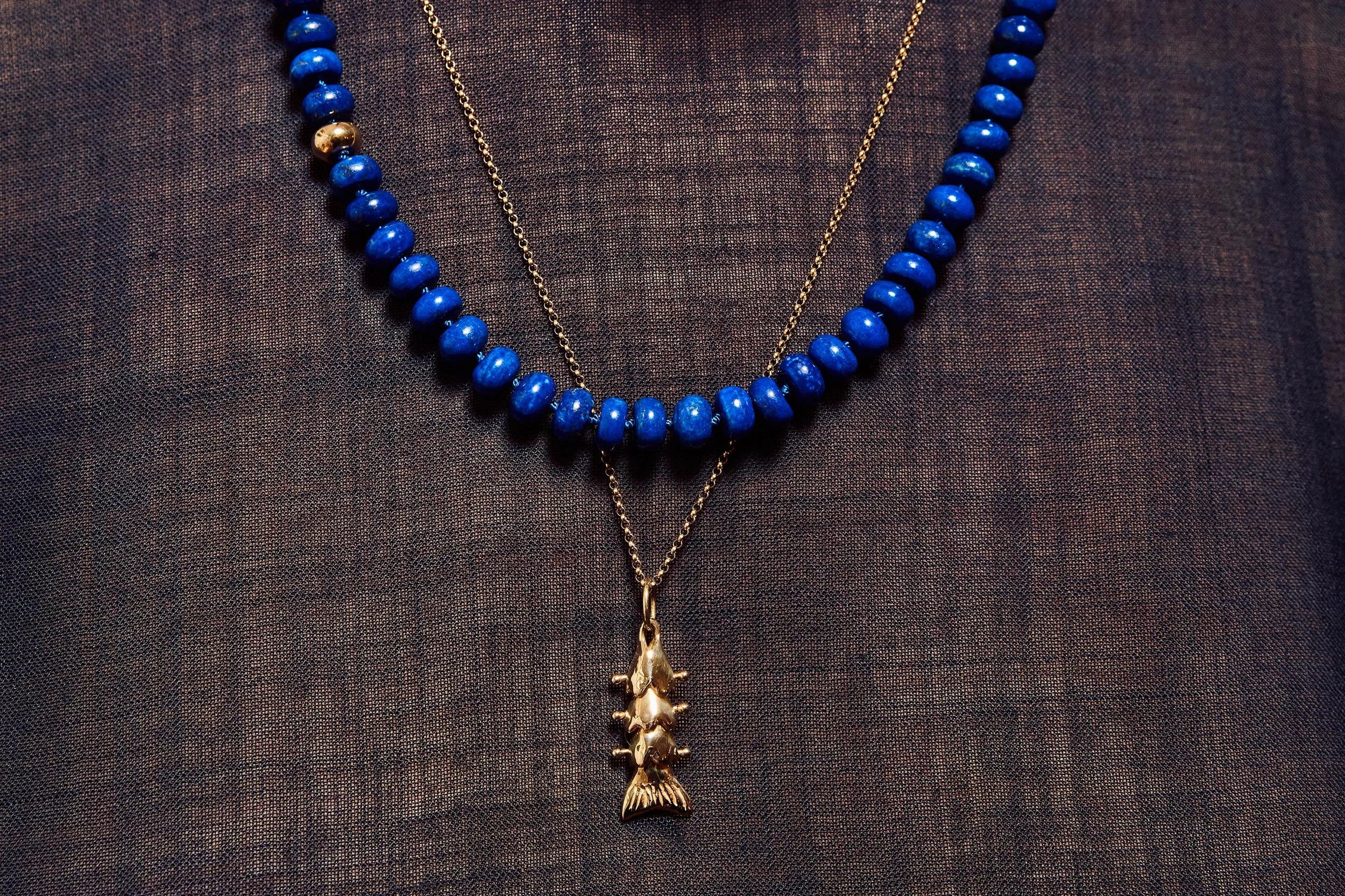 Talisman Fine Jewelry Piscean Dream Necklace in 14k Recycled Gold