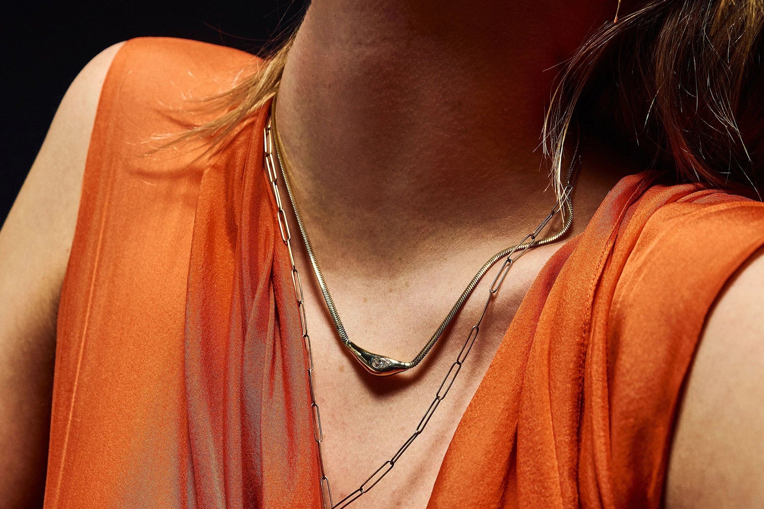Talisman Fine Jewelry Where the Light Comes Through Necklace in Diamond & 14k Recycled Gold