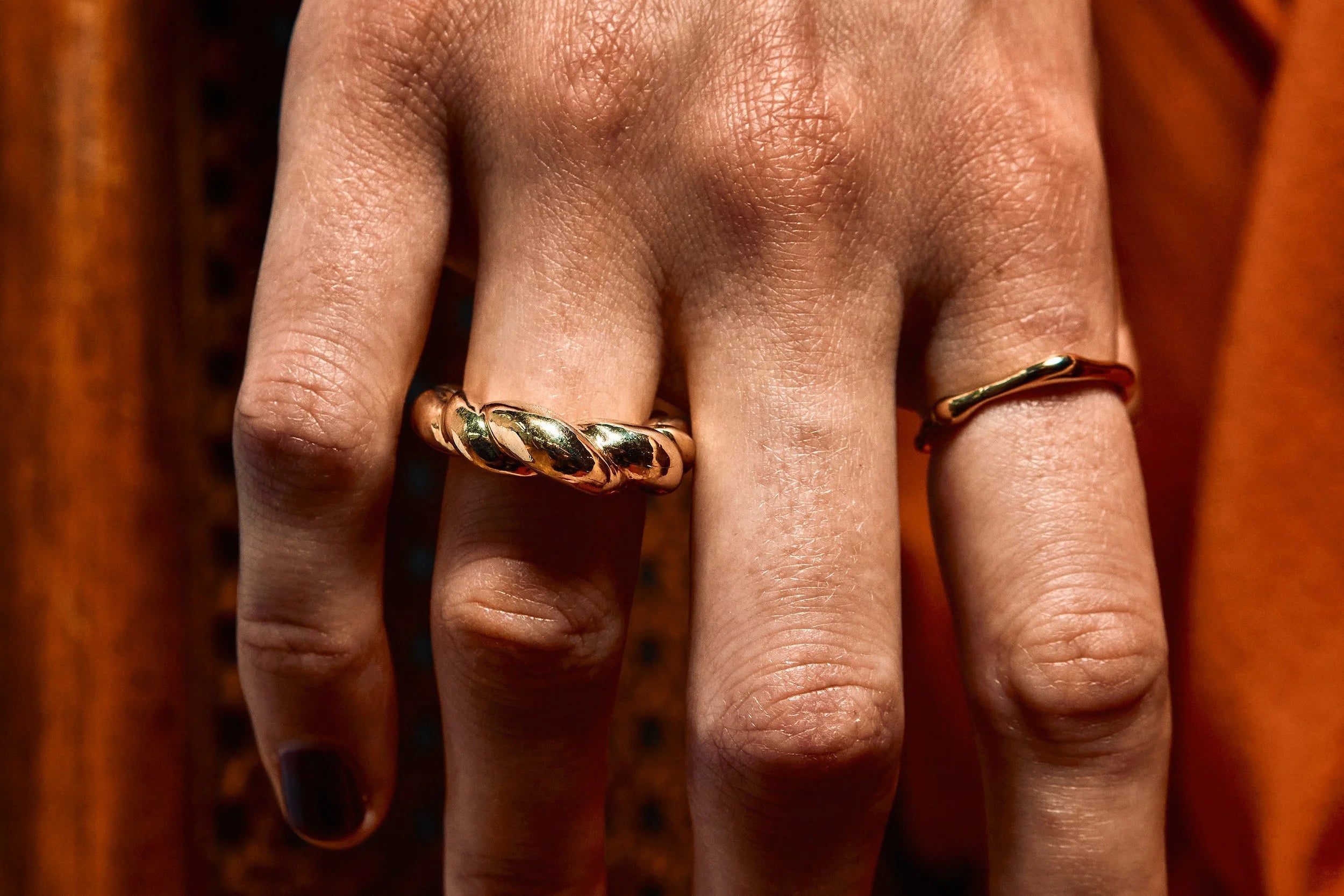 Talisman Fine Jewelry Helix Dome Ring in 14k Gold