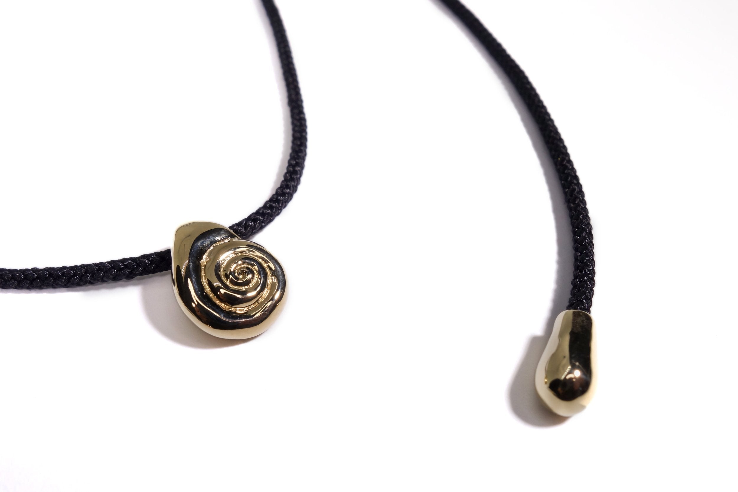 Talisman Fine Jewelry Growth Necklace on Silk Cord in 14k Recycled Gold