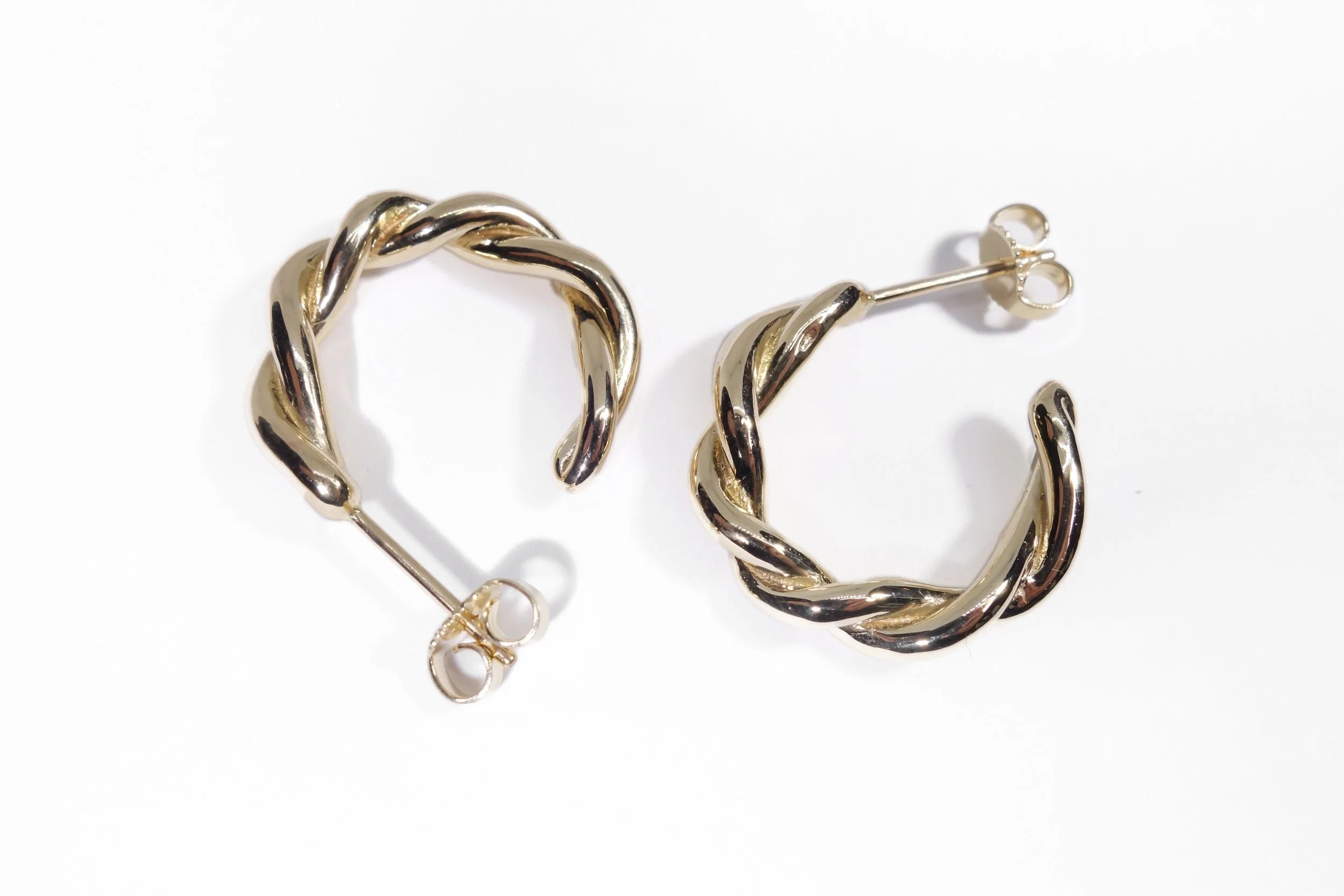Talisman Fine Jewelry Helix Hoops in 14k Gold