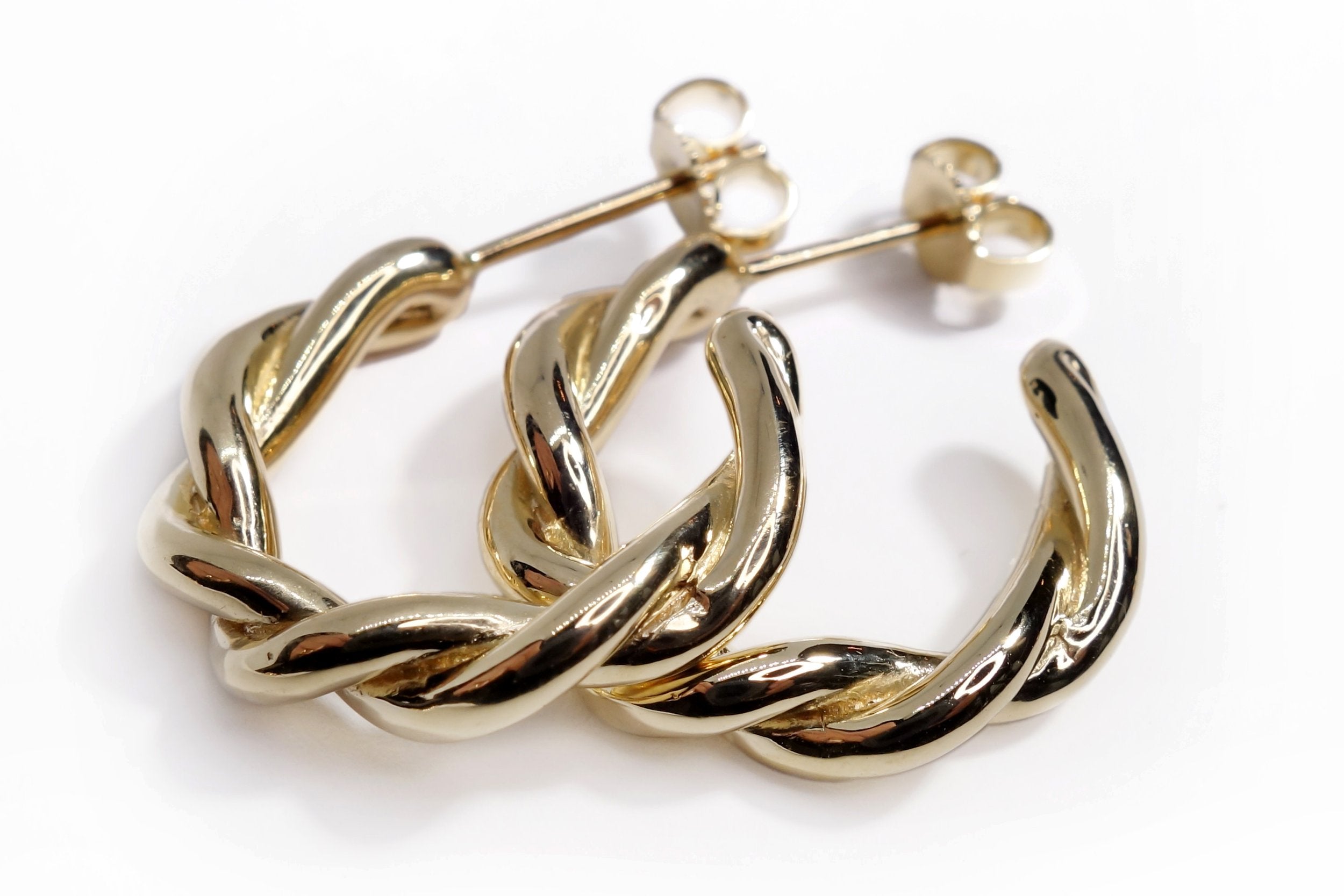 Talisman Fine Jewelry Helix Hoops in 14k Gold