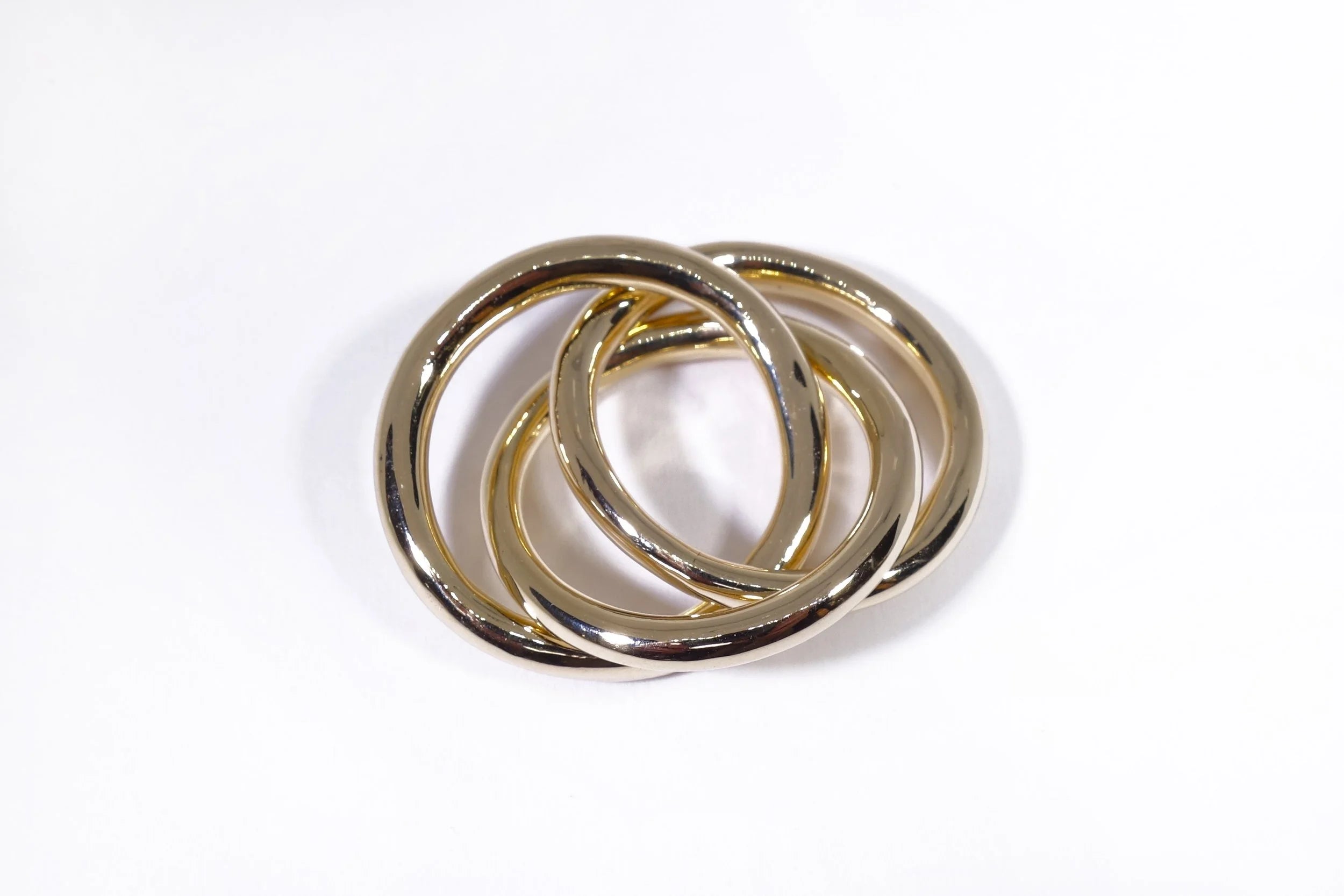Talisman Fine Jewelry Interconnection Trio Ring in 14k Recycled Gold