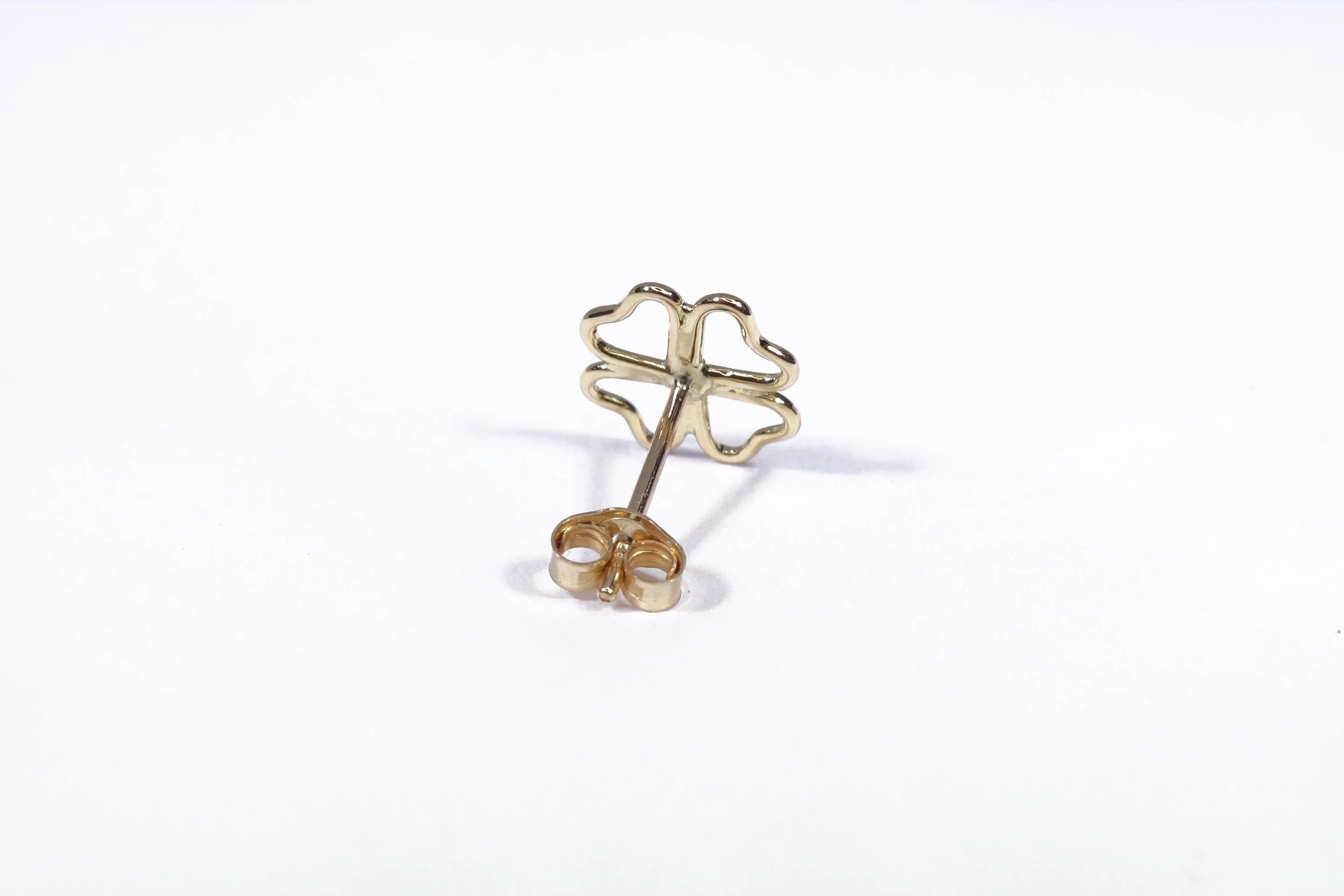 Talisman Fine Jewelry Lucky Clover Stud in 14k Recycled Gold