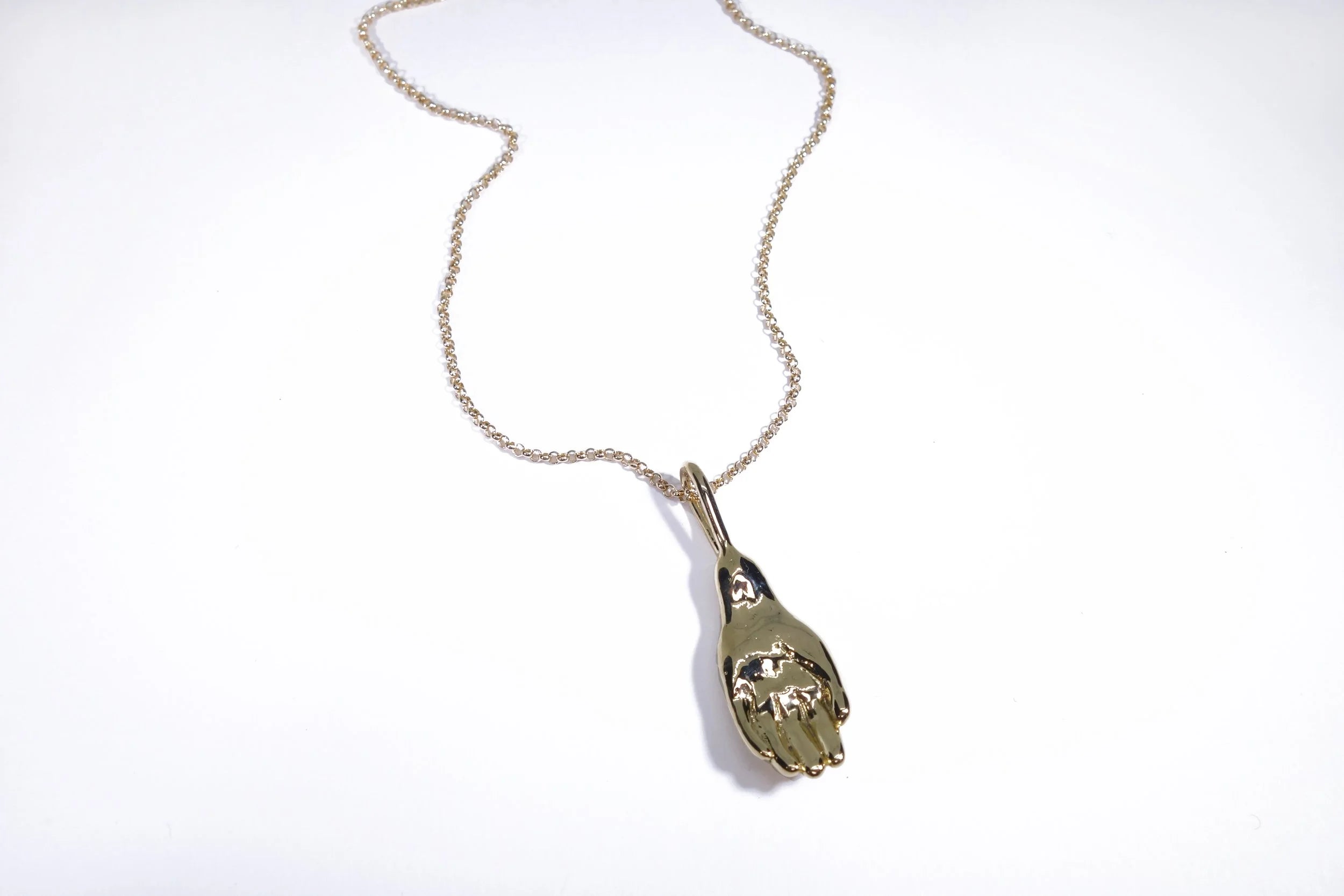 Talisman Fine Jewelry Held Necklace in 14k Recycled Gold
