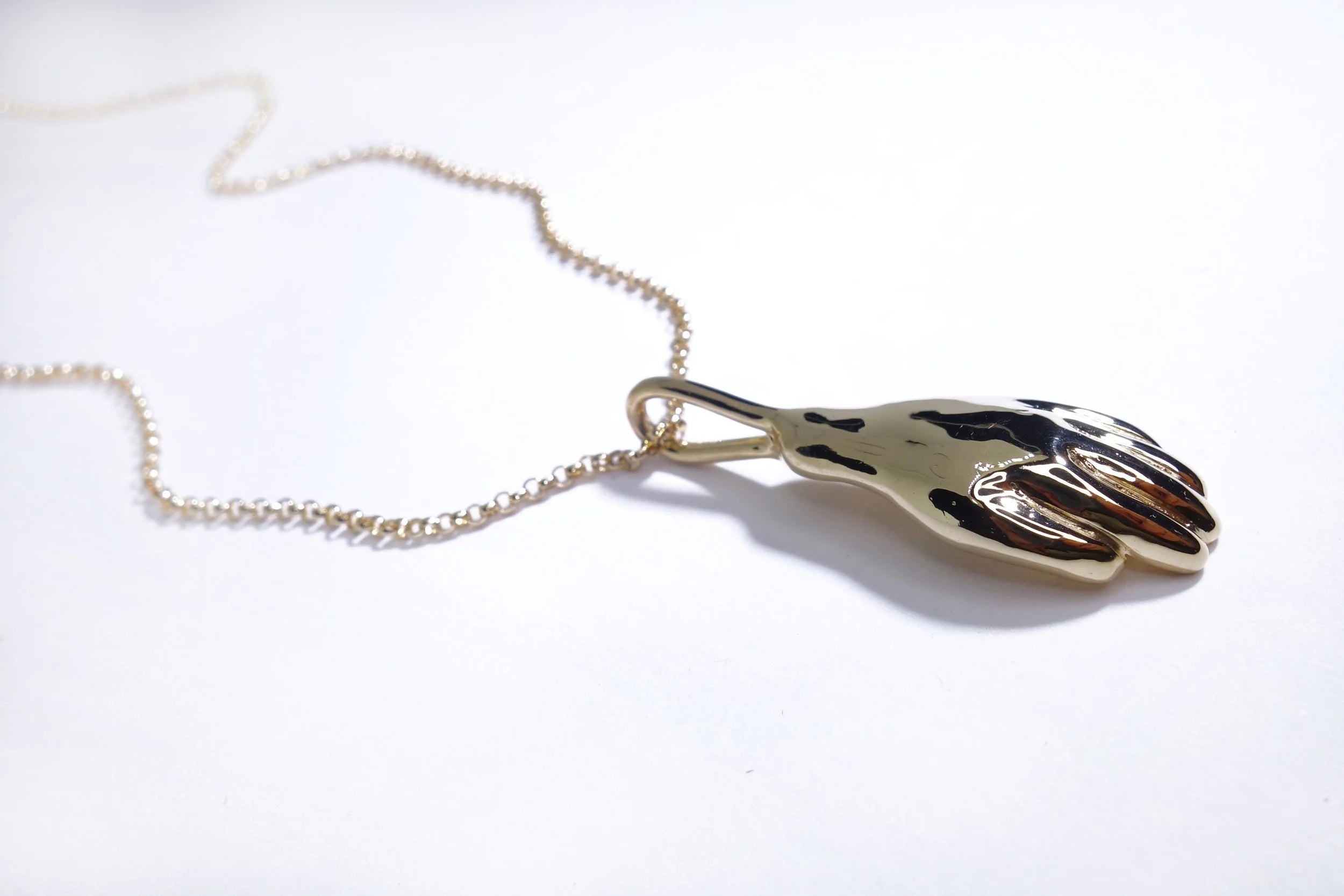 Talisman Fine Jewelry Held Necklace in 14k Recycled Gold