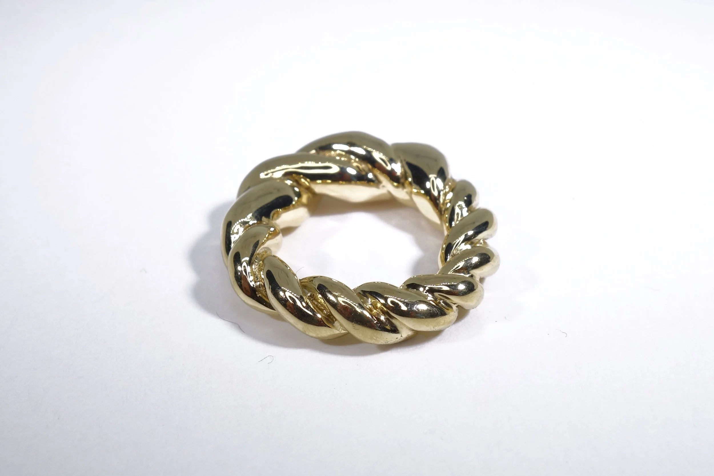 Talisman Fine Jewelry Helix Dome Ring in 14k Gold
