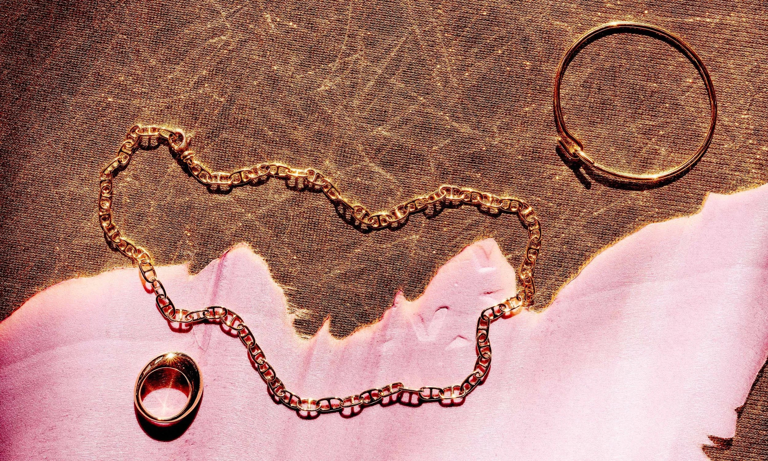 Talisman Fine Jewelry Anchored Handmade Chain in 14k Recycled Gold