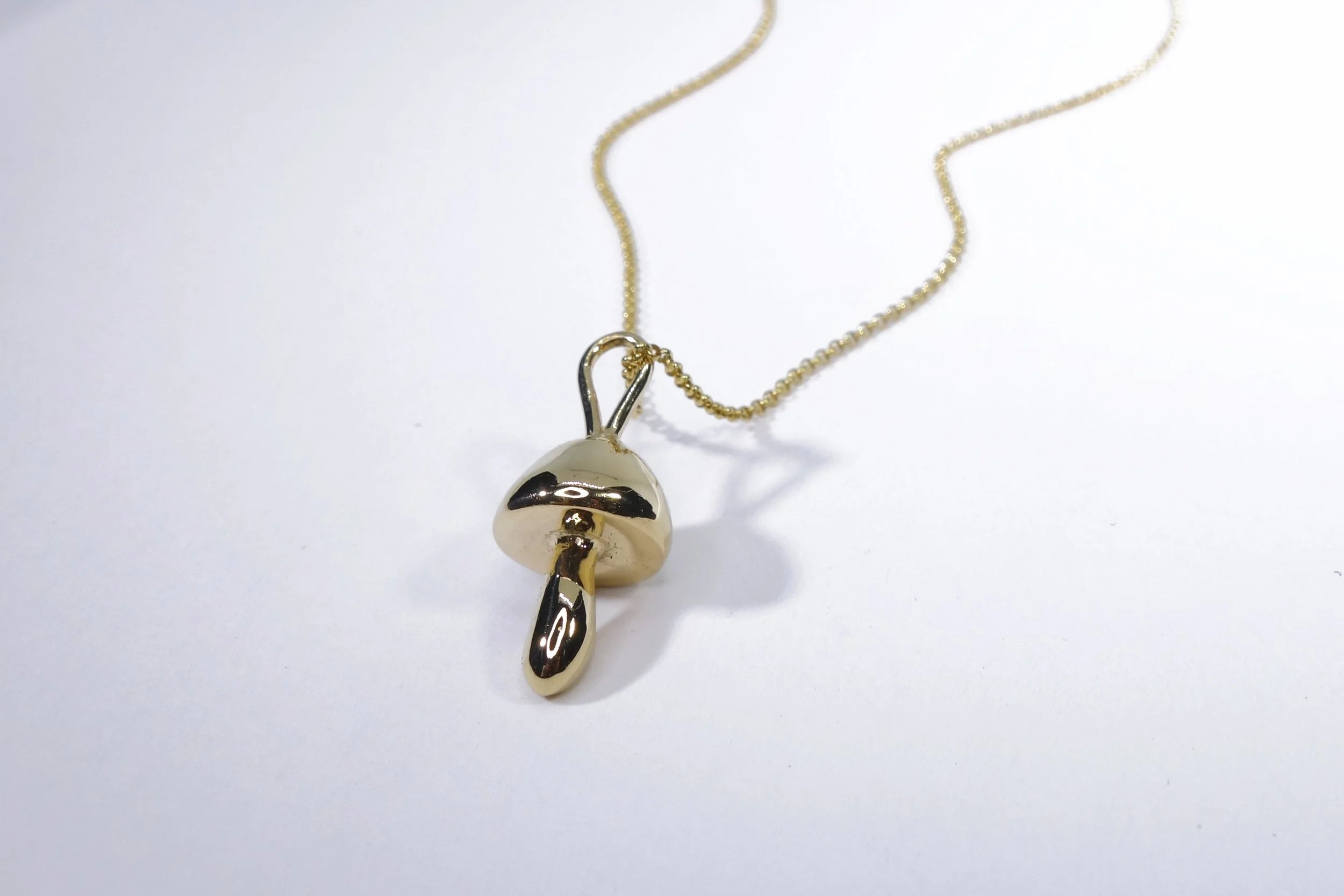Talisman Fine Jewelry Shroom Necklace in 14k Recycled Gold