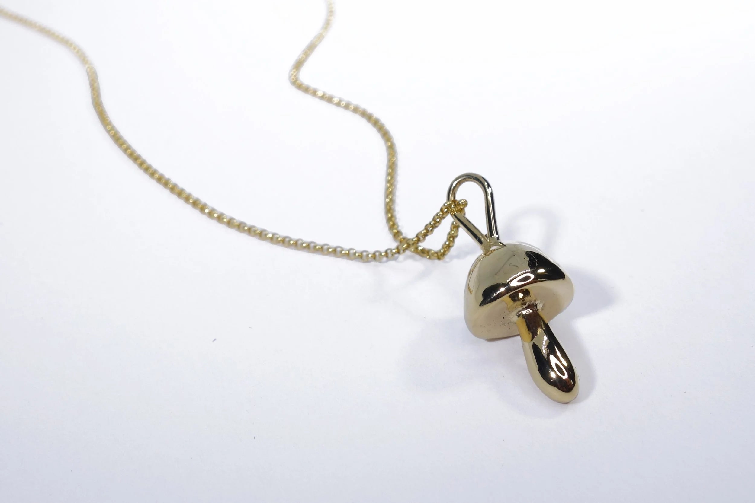 Talisman Fine Jewelry Shroom Necklace in 14k Recycled Gold
