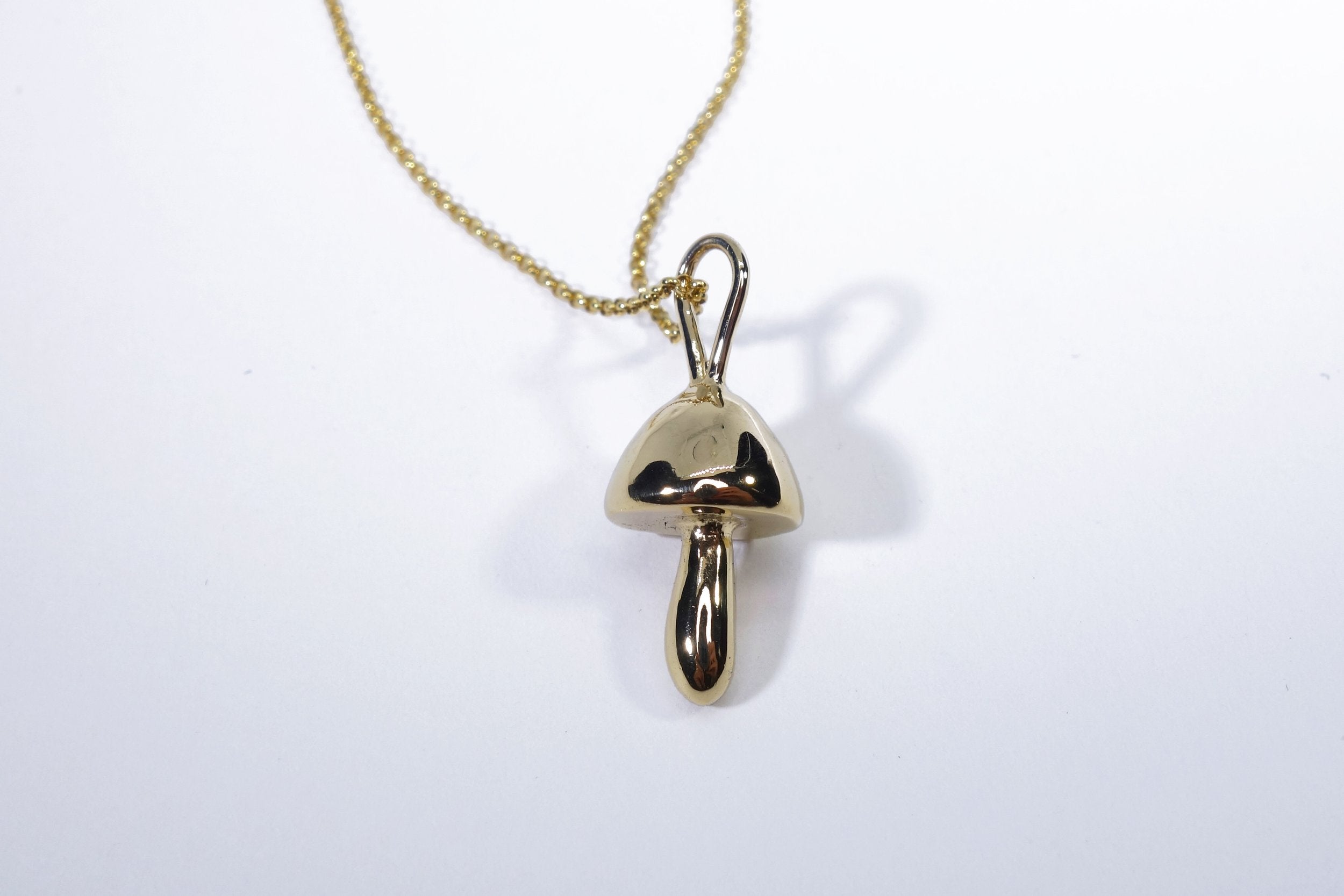 Talisman Fine Jewelry Shroom Necklace in 14k Recycled Gold