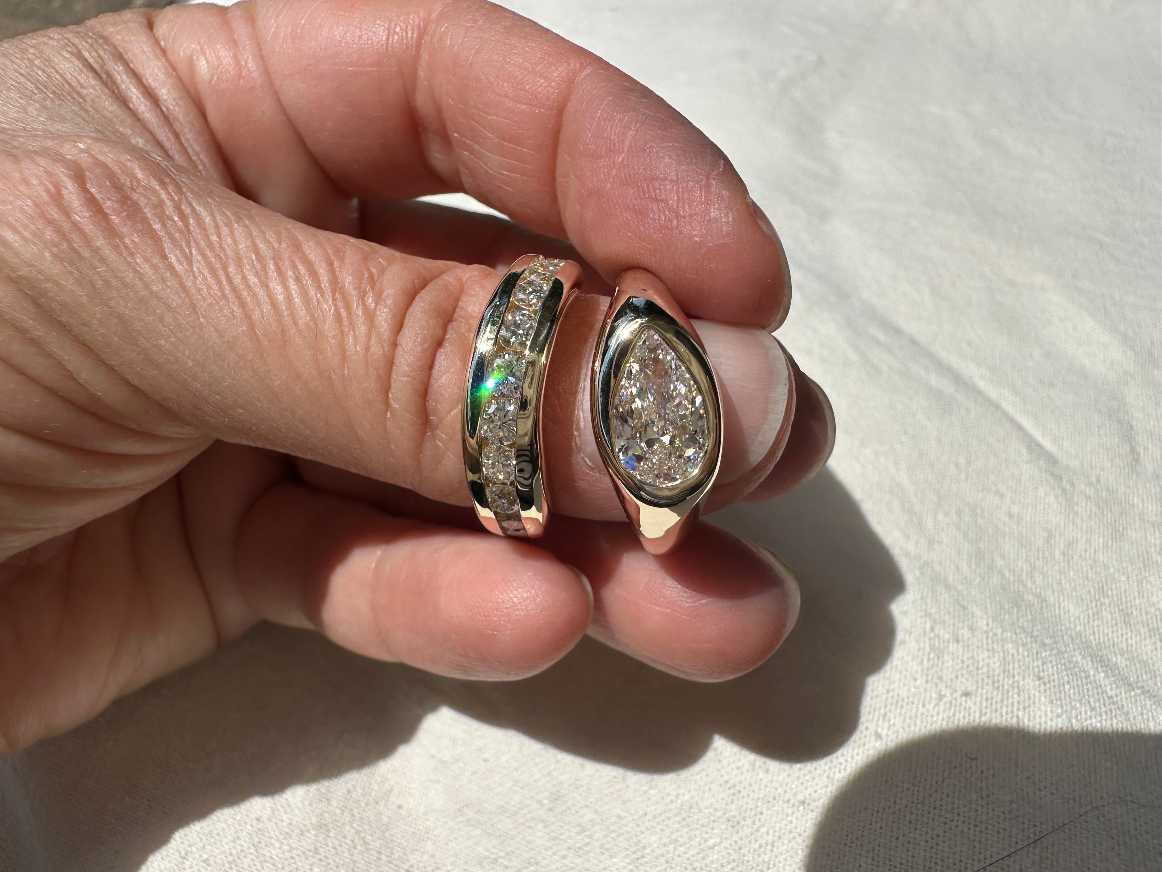 Recent Custom Work: Repurposing Family Jewels Into New Heirlooms