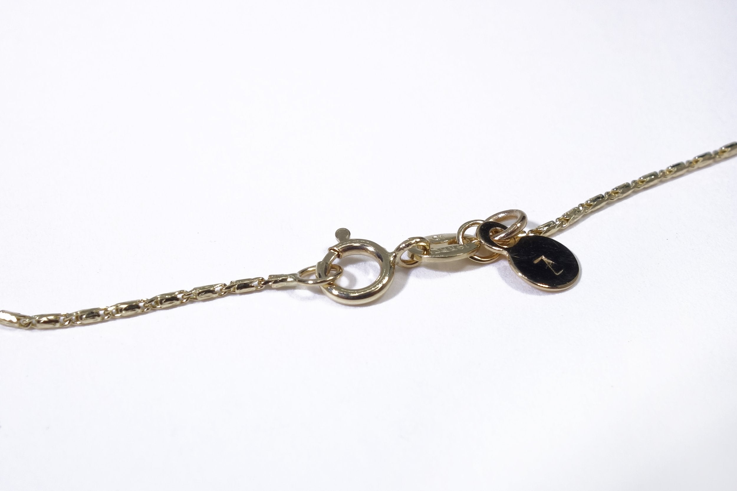 Talisman Fine Jewelry Alex Engravable Amulet Necklace in 14k Recycled Gold