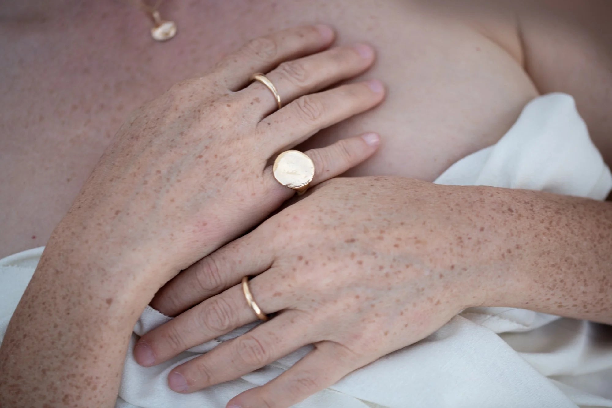 Talisman Fine Jewelry Ra Pinky Signet Ring in 14k Recycled Gold