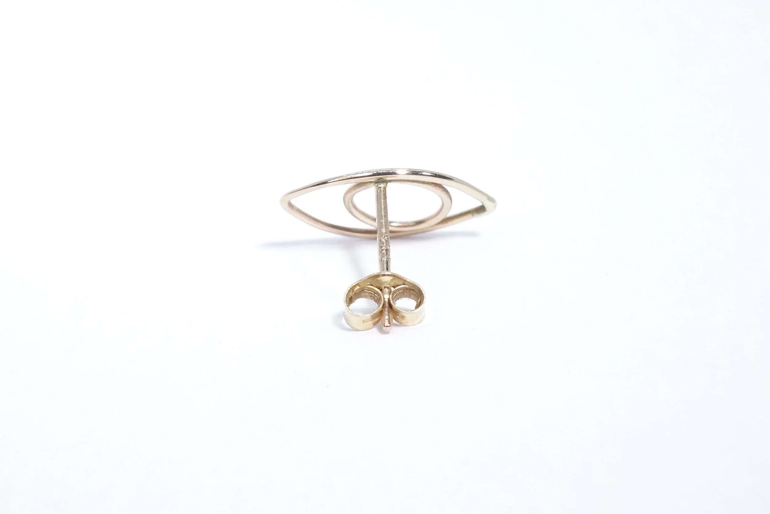 Talisman Fine Jewelry Protective Eye Stud in 14k Recycled Gold