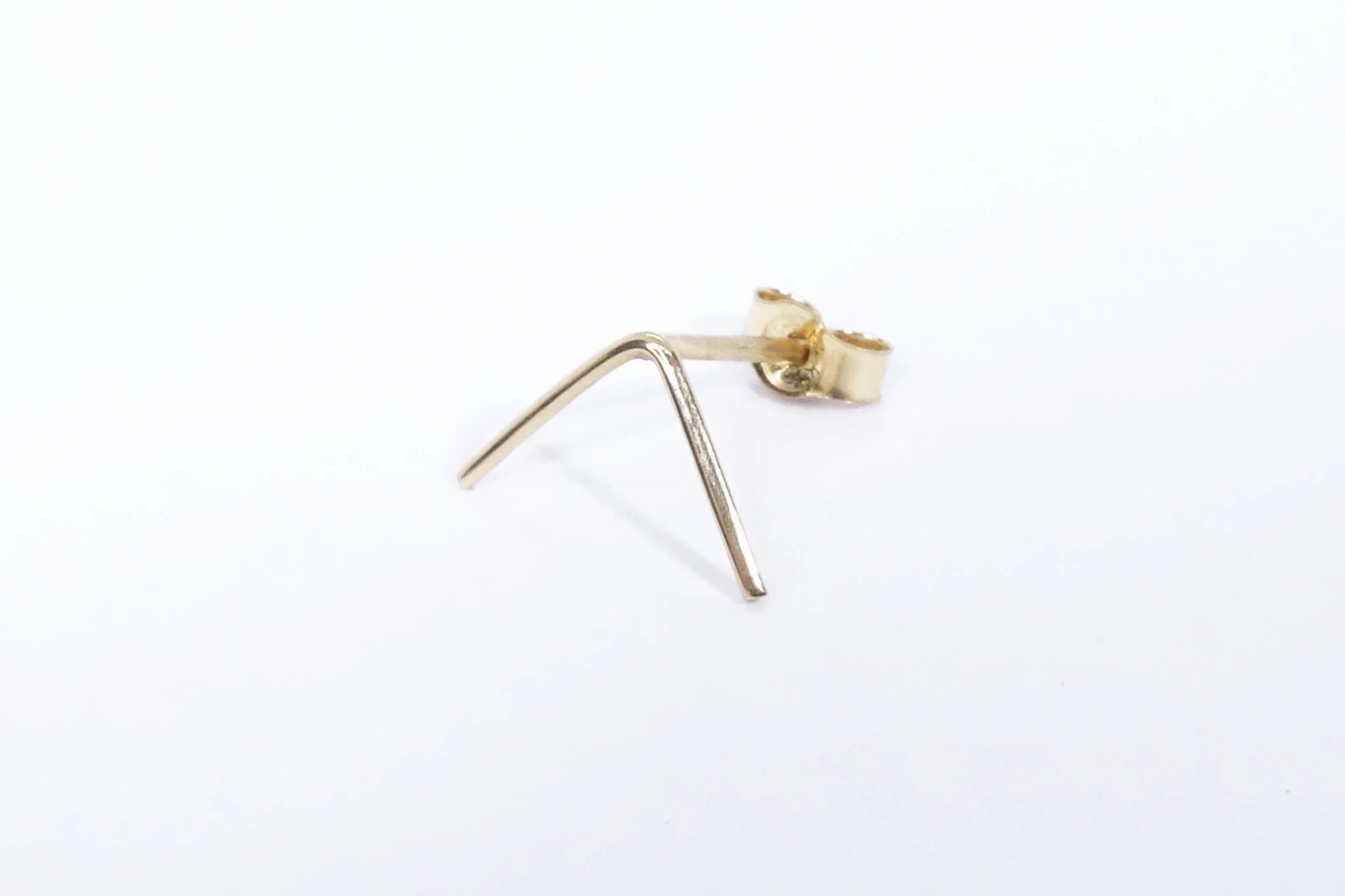Talisman Fine Jewelry V Stud in 14k Recycled Gold