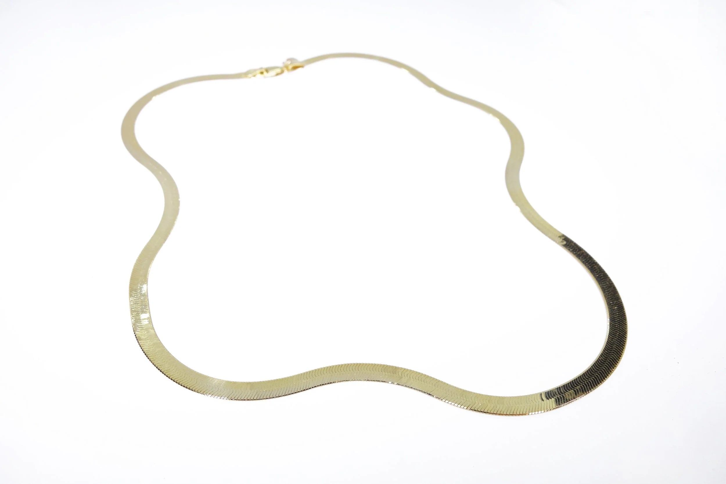 Talisman Fine Jewelry Flow Gold Herringbone Chain in 14k Gold