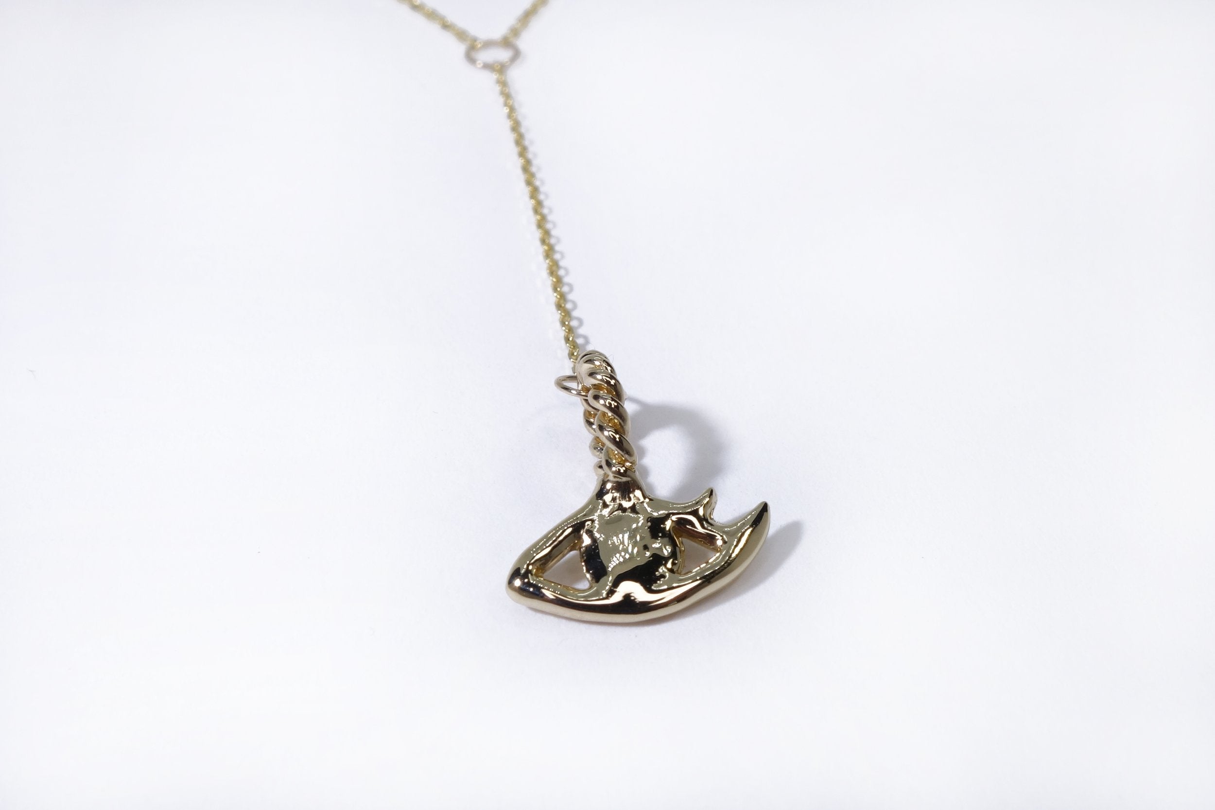 Talisman Fine Jewelry Mini Protective Eye Y Necklace in Diamond & 14k Recycled Gold