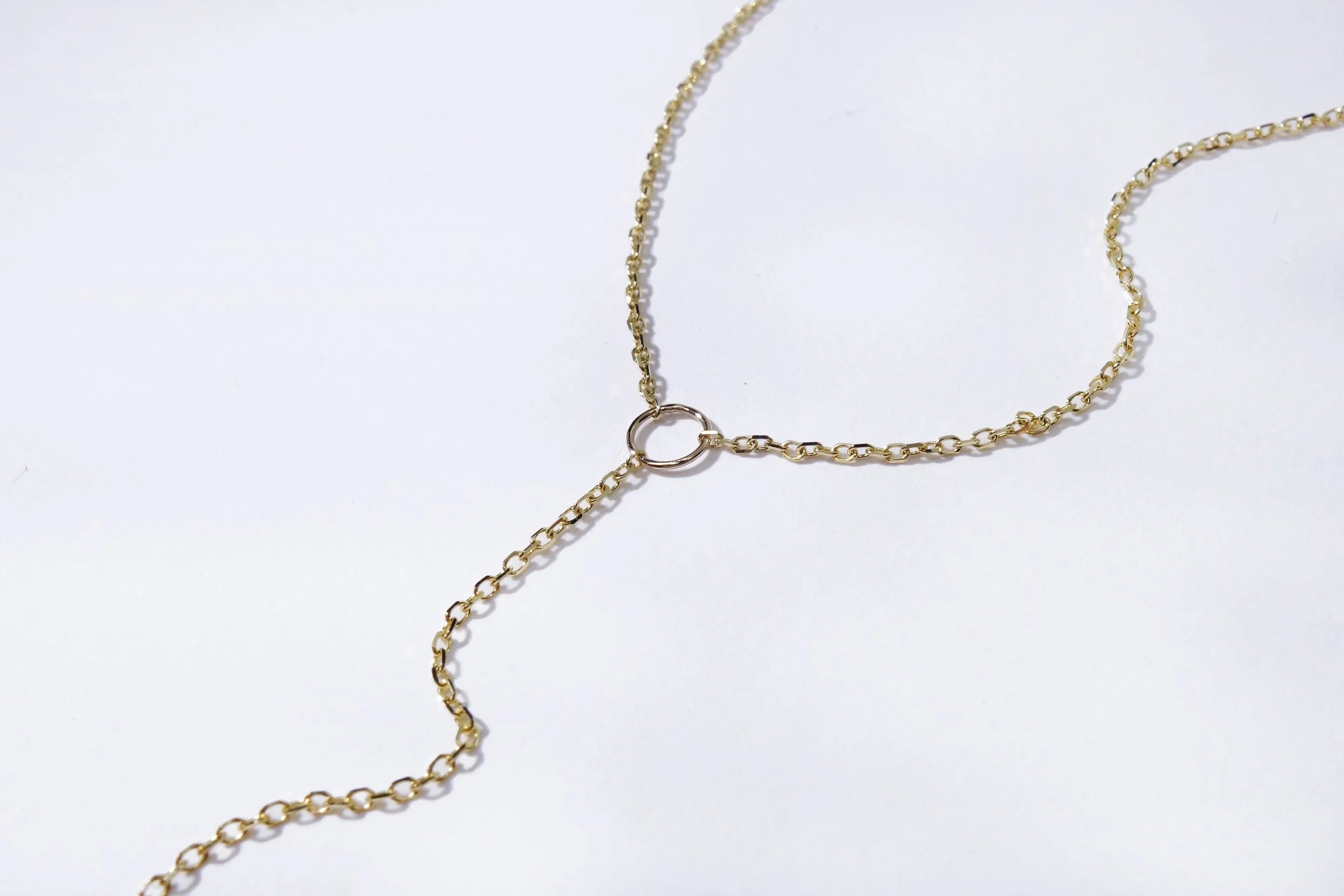 Talisman Fine Jewelry Mini Protective Eye Y Necklace in Diamond & 14k Recycled Gold