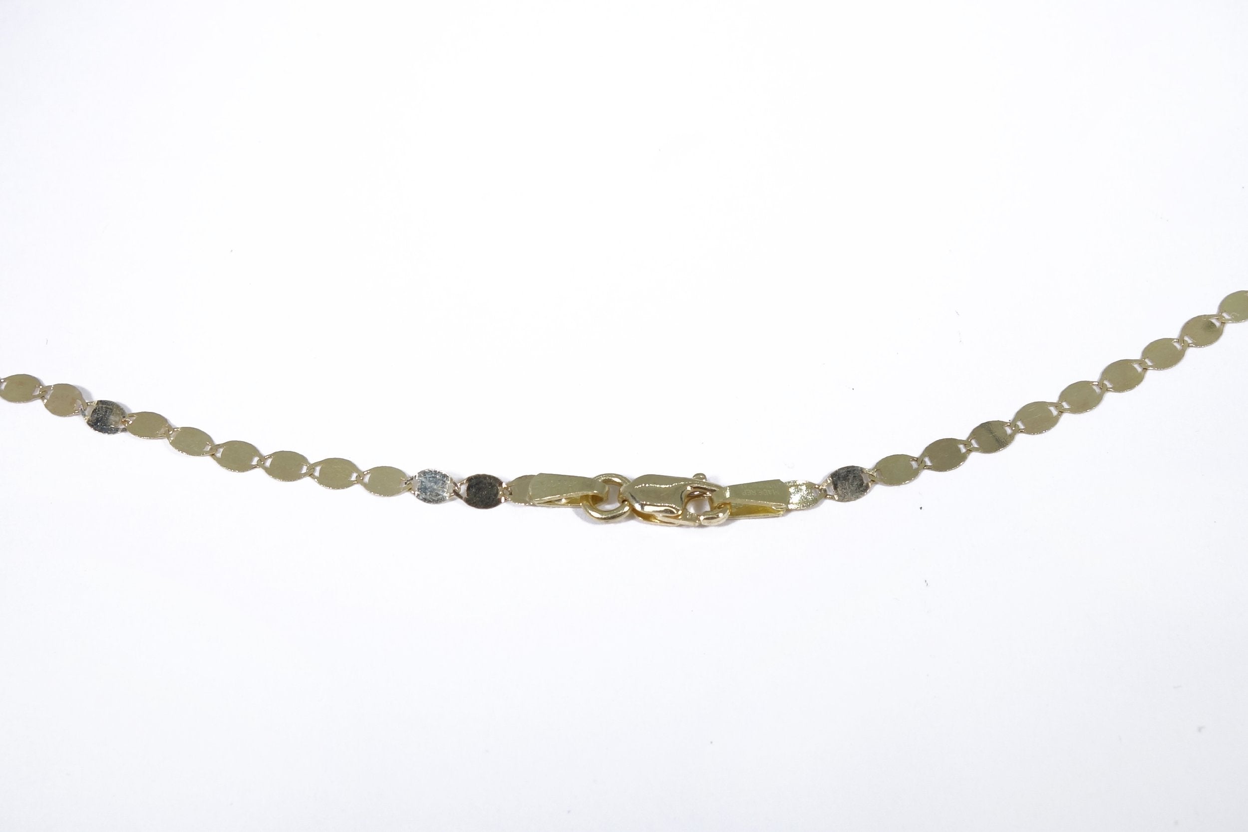Talisman Fine Jewelry Gold Mirror Eye Chain in 14k Gold