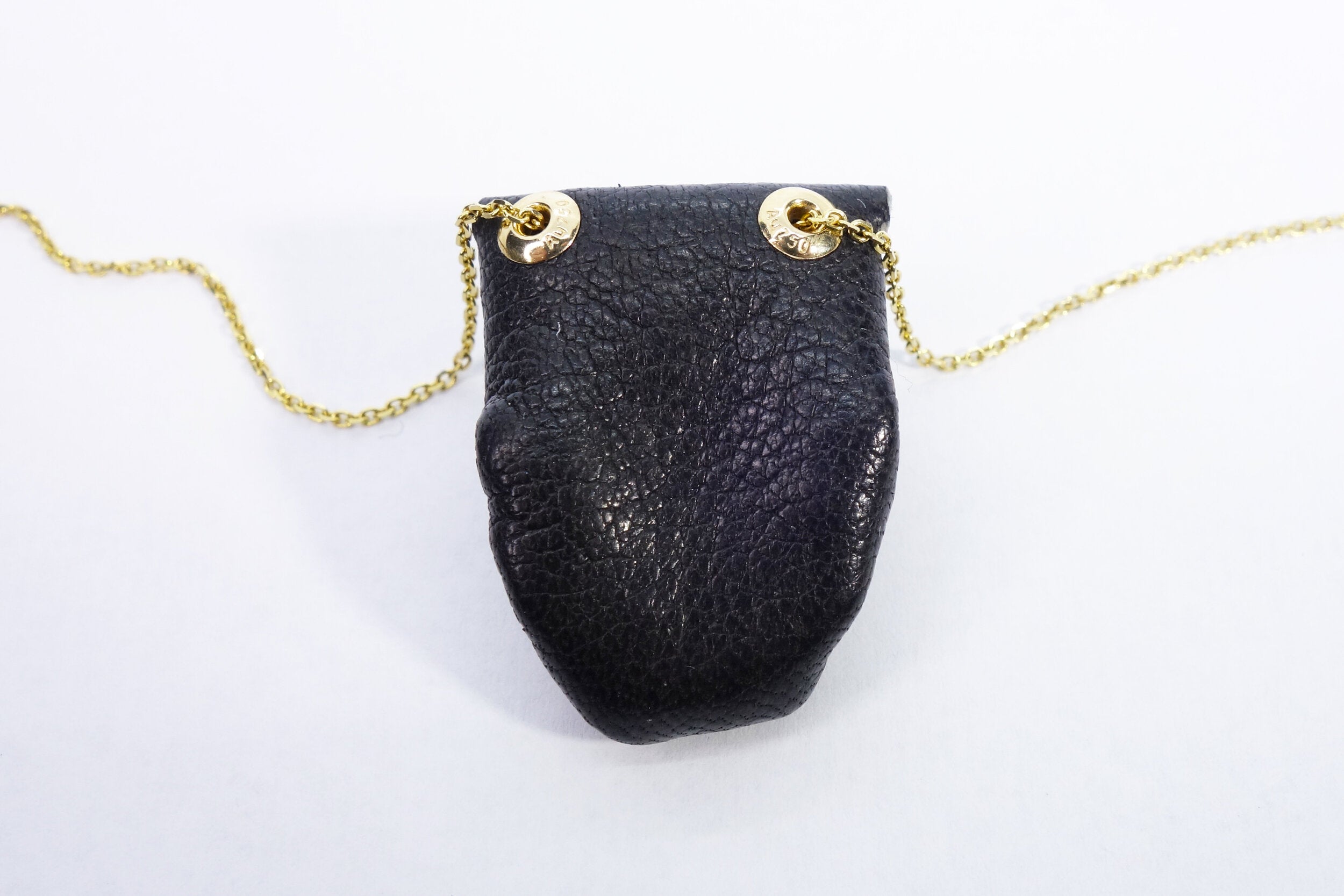 Talisman Fine Jewelry Opal Talisman Pouch Necklace in Opal, Leather & 14k Gold
