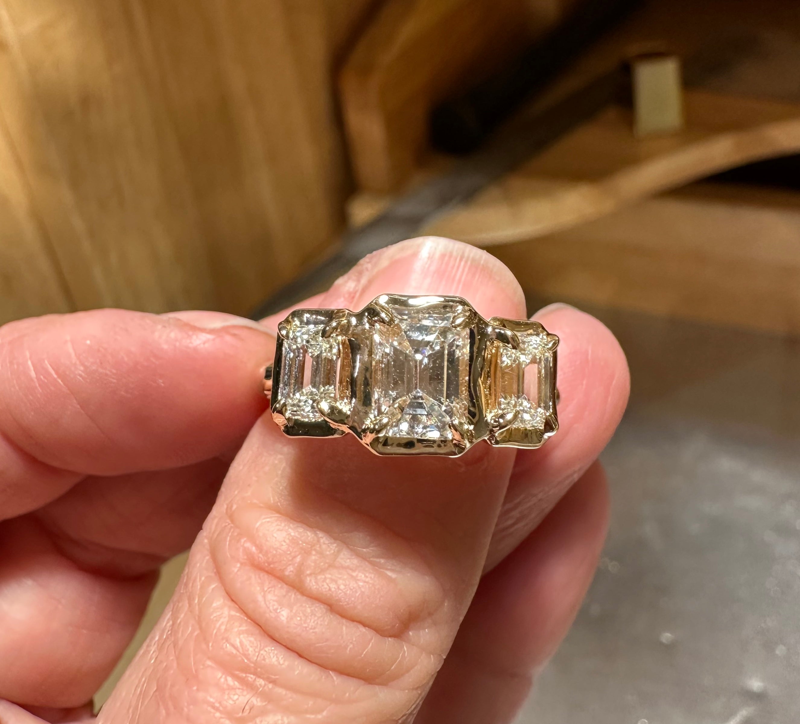 custom engagement ring by talisman